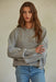 By Together Leda Pullover - Heather Grey Clothing - Tops - Sweaters - Pullovers by By Together | Grace the Boutique