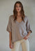 By Together Lucy Mae Top - Burnt Taupe Clothing - Tops - Shirts - SS Knits by By Together | Grace the Boutique