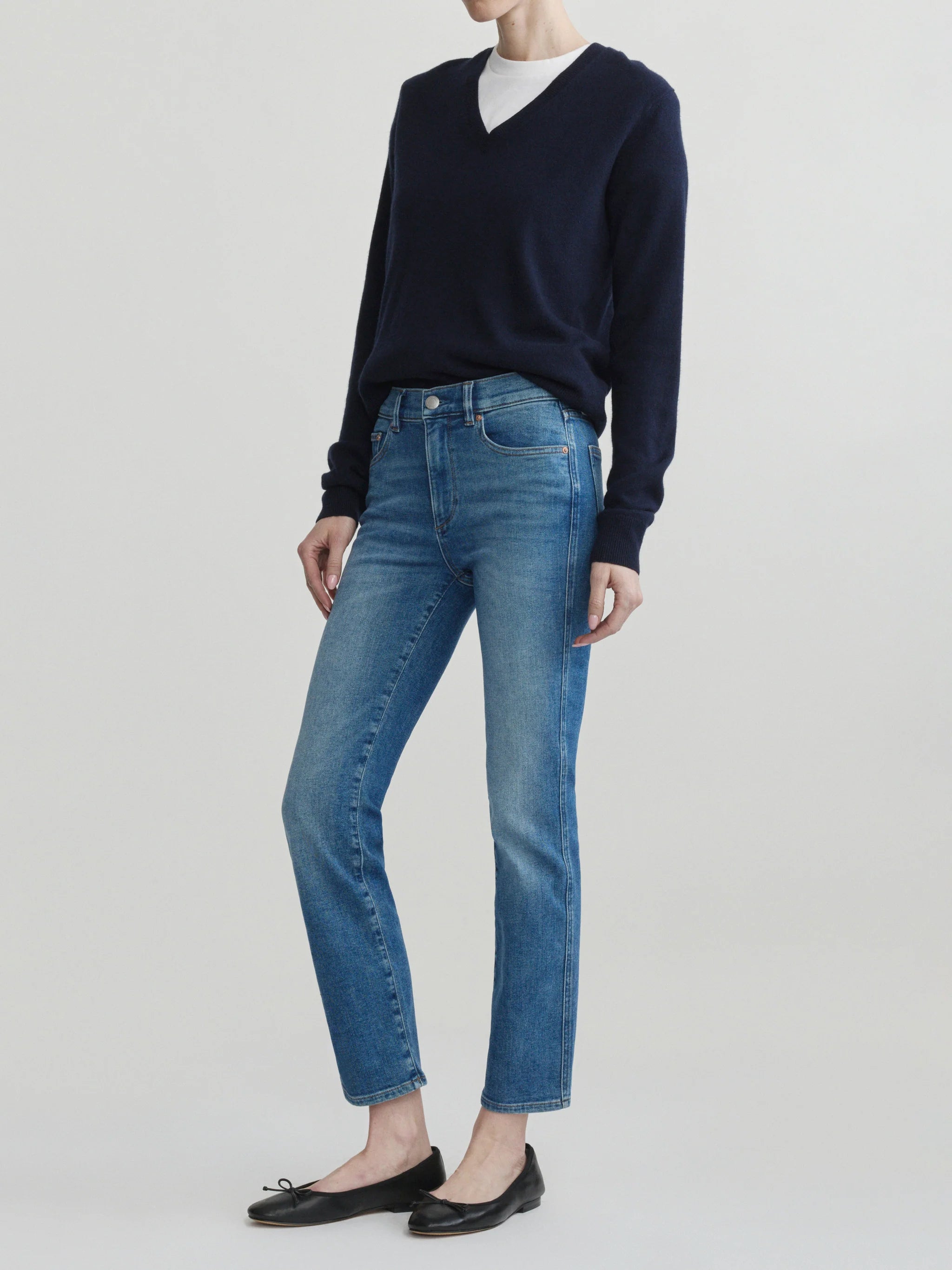DL1961 Mara Straight Ankle - Crisp Air