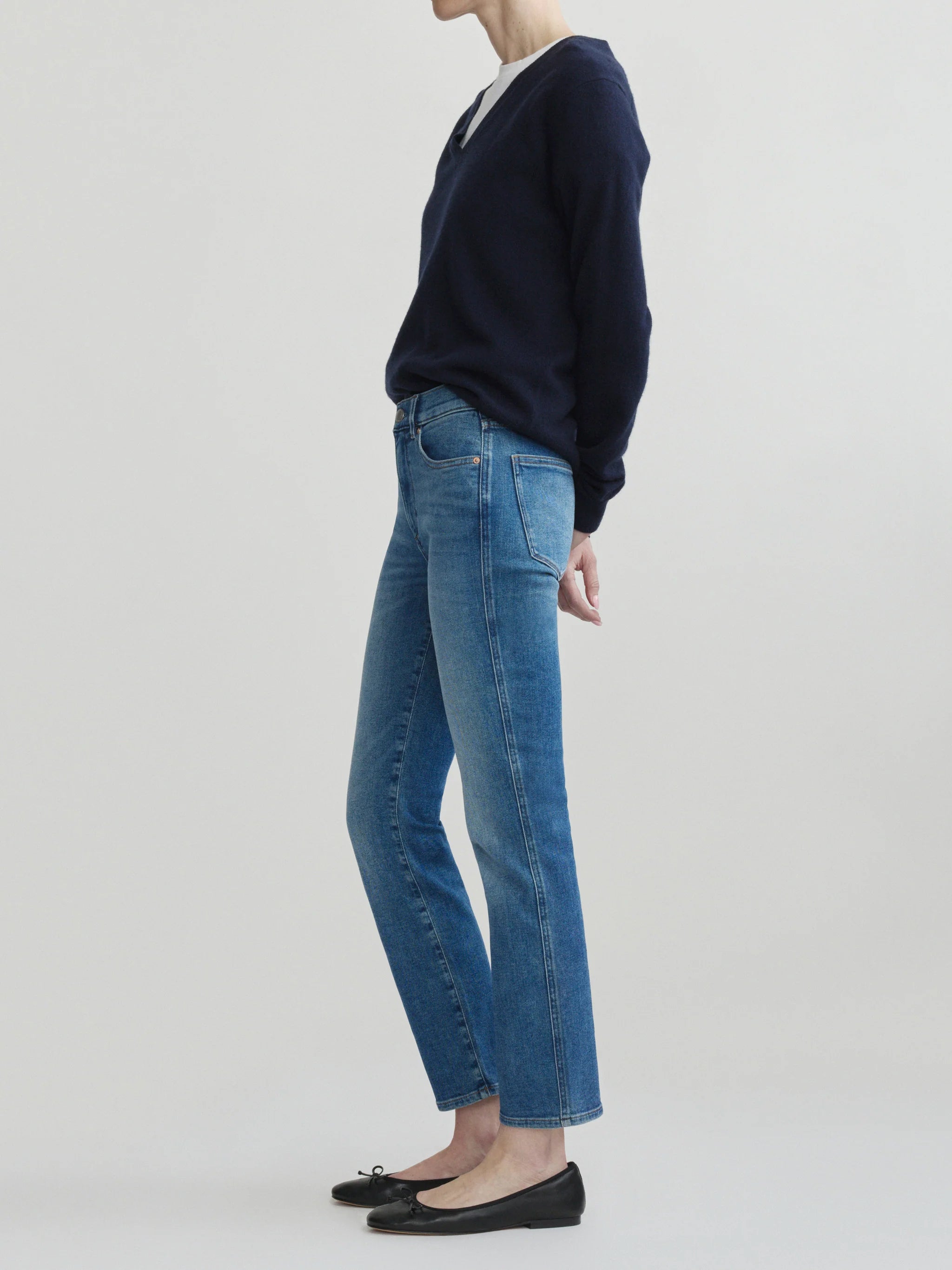 DL1961 Mara Straight Ankle - Crisp Air