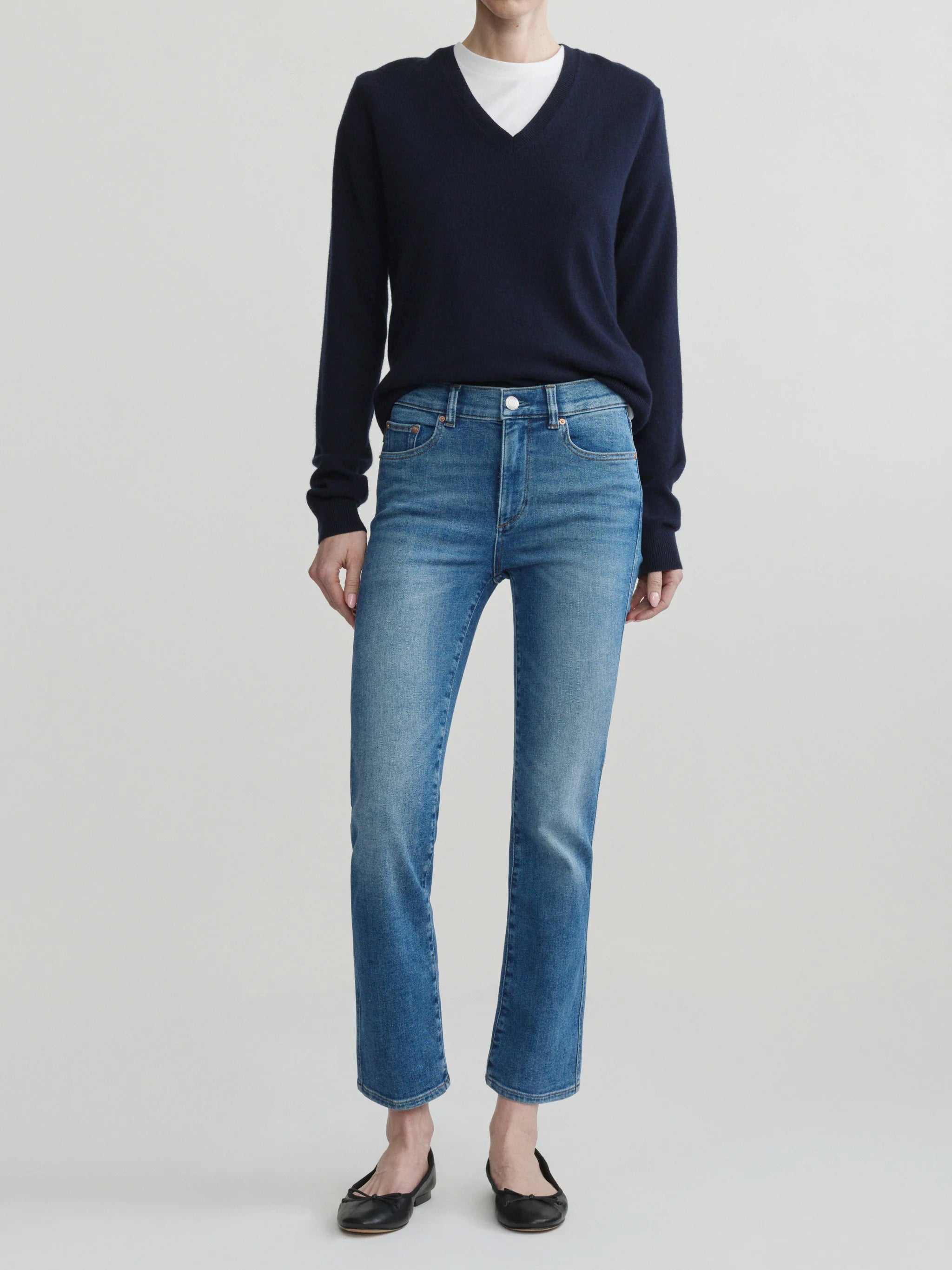 DL1961 Mara Straight Ankle - Crisp Air