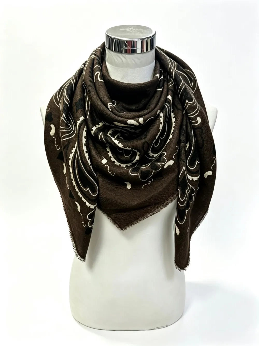 Lineta Bandana Scarf - Cafe
