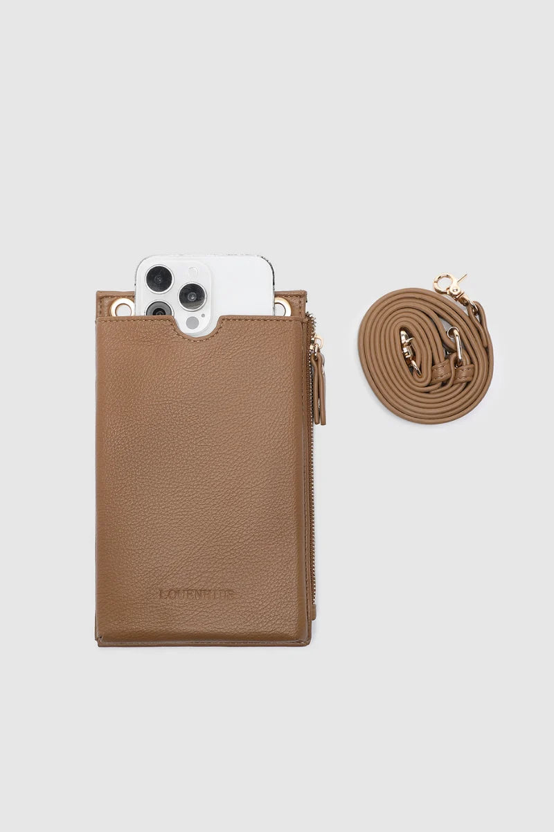 Louenhide Suki RFID Phone Bag - Caramel