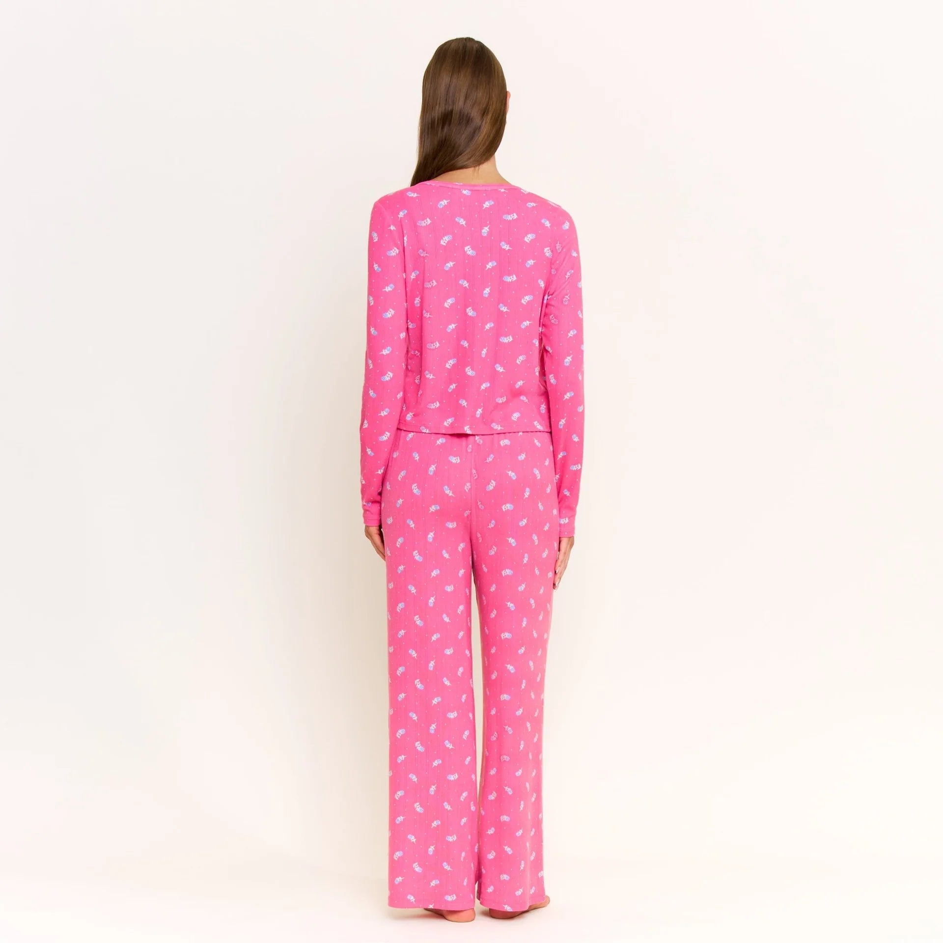 Honeydew Blissful Cardi - Wild Rose