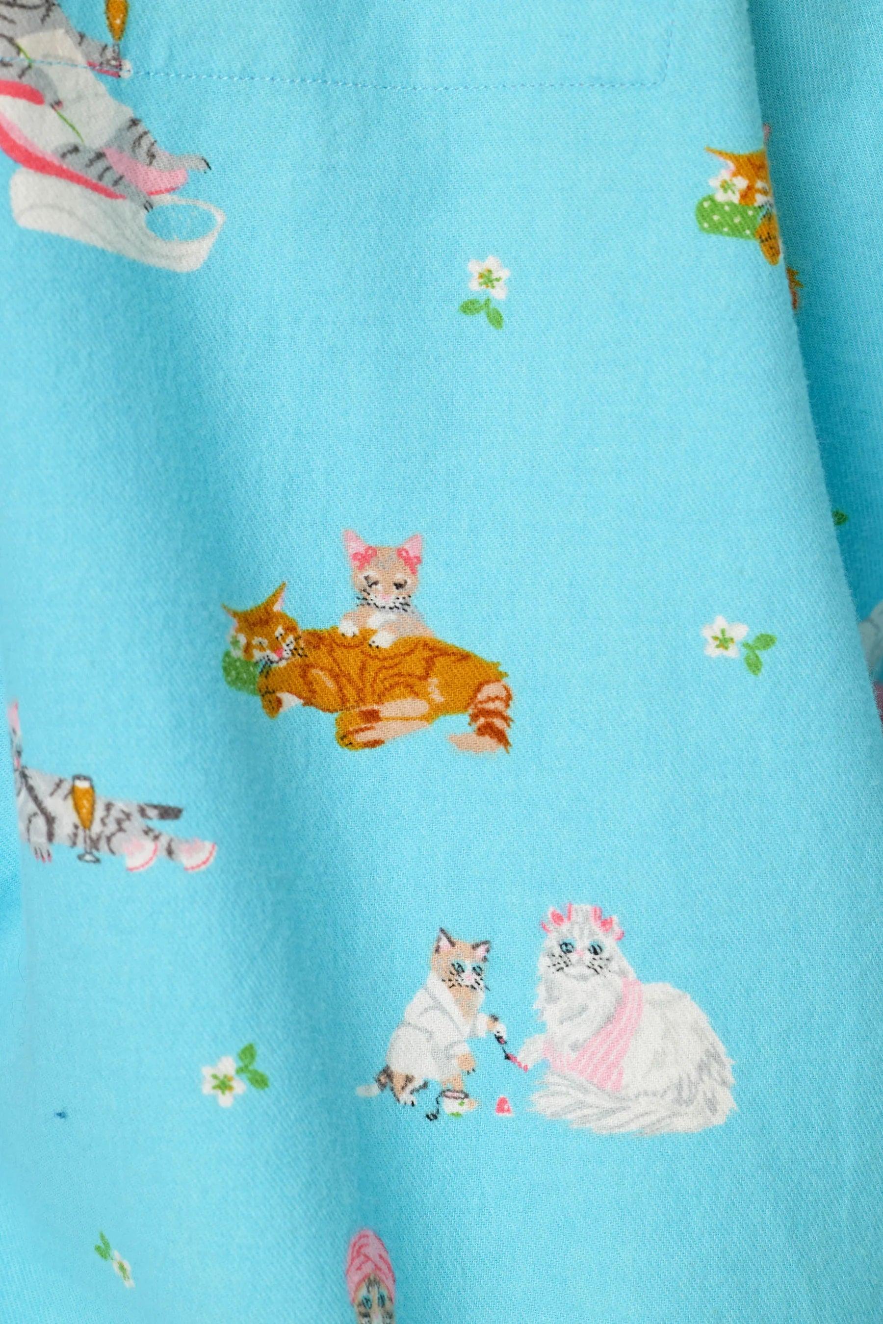 PJ Salvage Flannel PJ Set - Paws & Relax