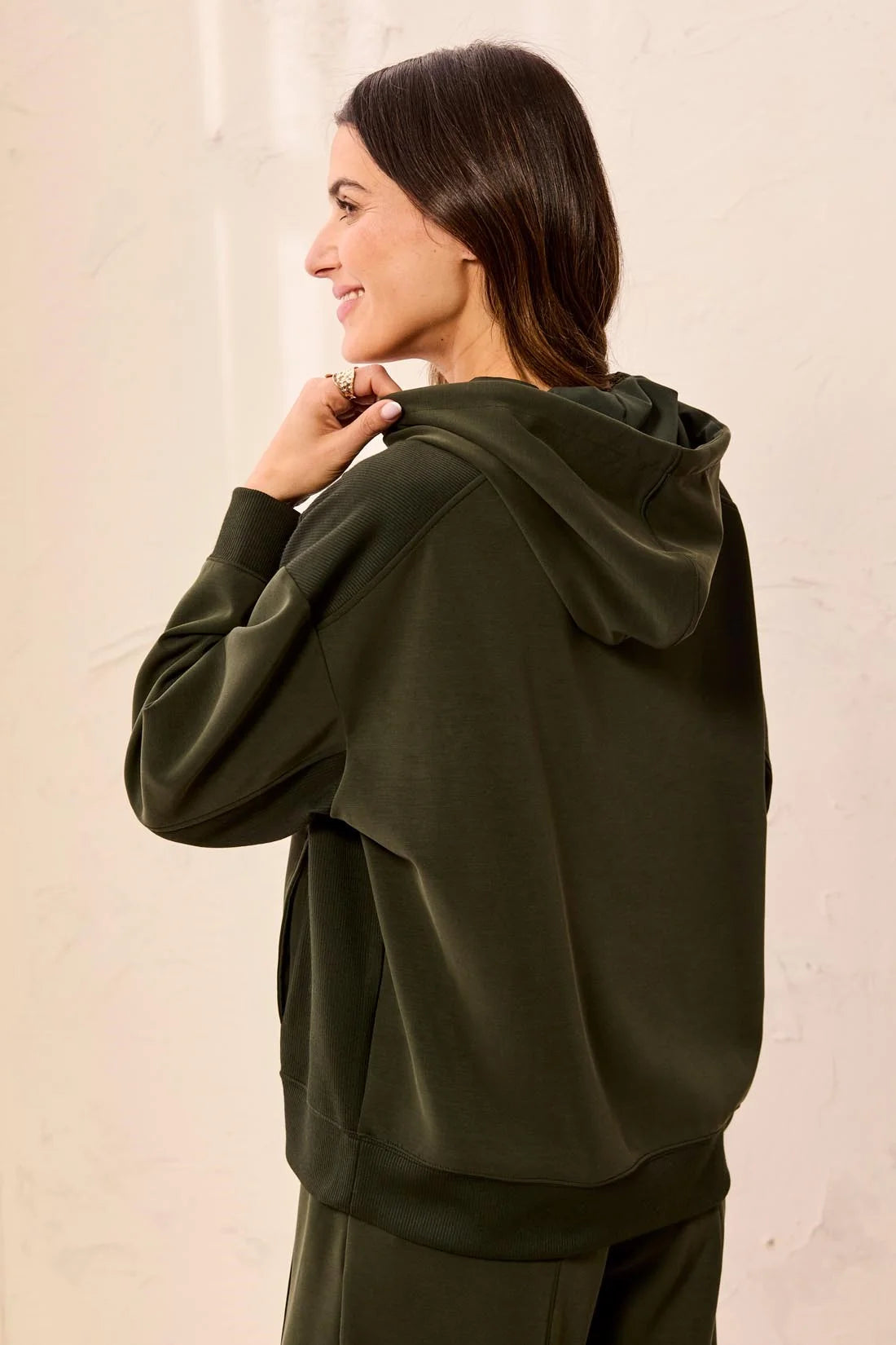 Tribal Soft Lounge Hoodie - Cedar Green