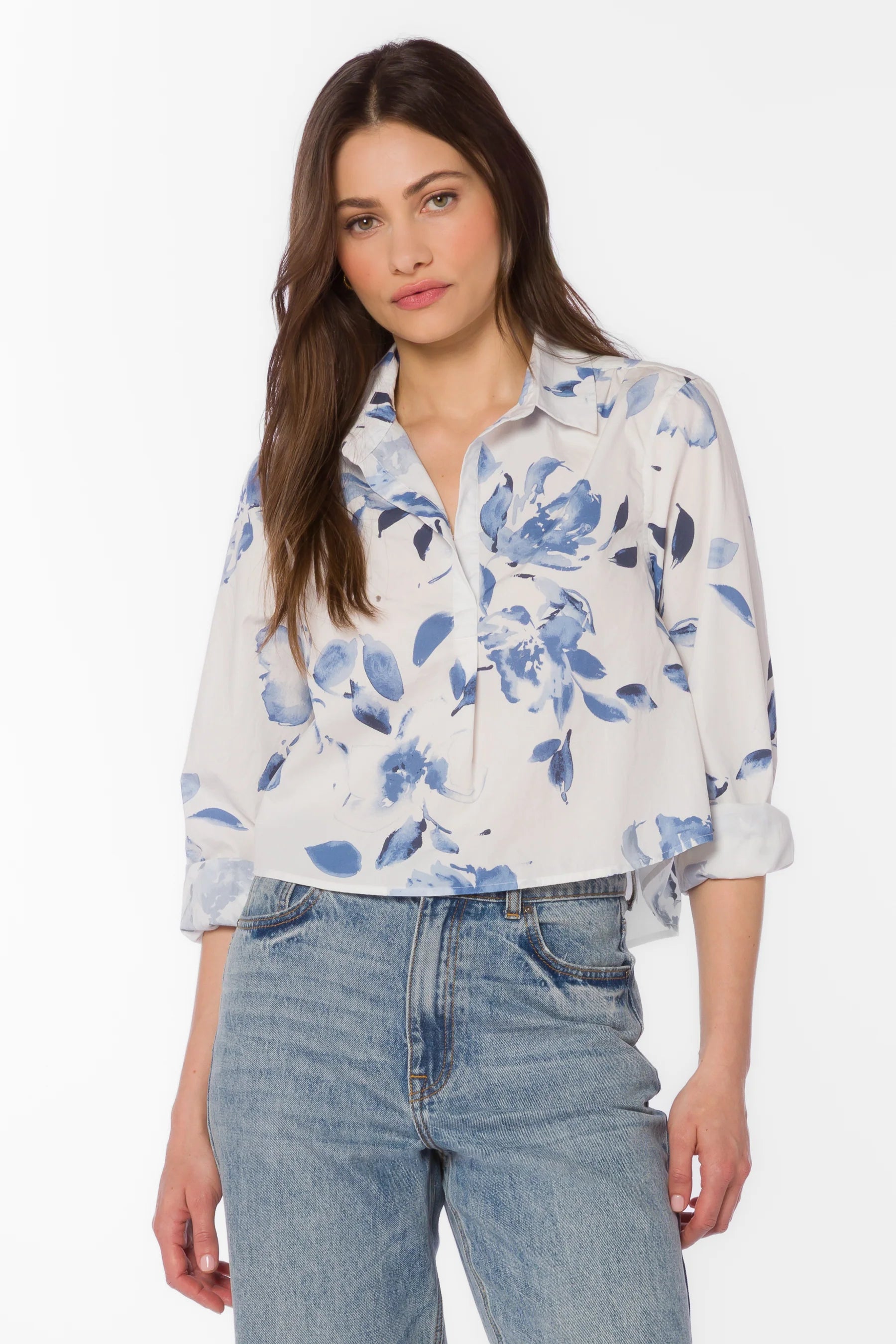 Velvet Heart Chandler Shirt - Washed Waterflower