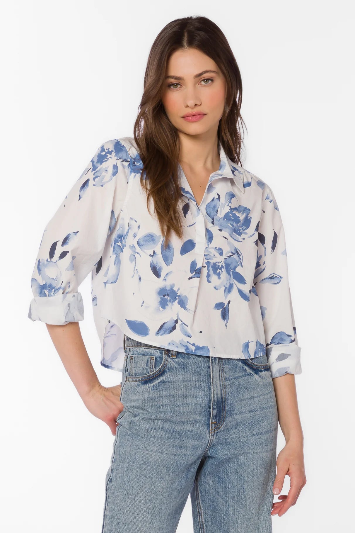 Velvet Heart Chandler Shirt - Washed Waterflower