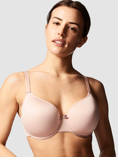 Chantelle Basic Invisible Memory Foam T-Shirt Bra - Rose Pink Lingerie - Bras - Basic - Underwired by Chantelle | Grace the Boutique