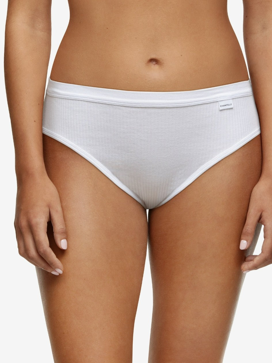 Chantelle Cotton Comfort High Cut white XL Lingerie - Panties - Basics by Chantelle | Grace the Boutique