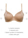 Chantelle Courcelles Spacer Bra nude Lingerie - Bras - Basic - Underwired by Chantelle | Grace the Boutique