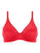 Chantelle Norah Covered Moulded Bra - Poppy Red Lingerie - Bras - Fashion - Underwired by Chantelle | Grace the Boutique