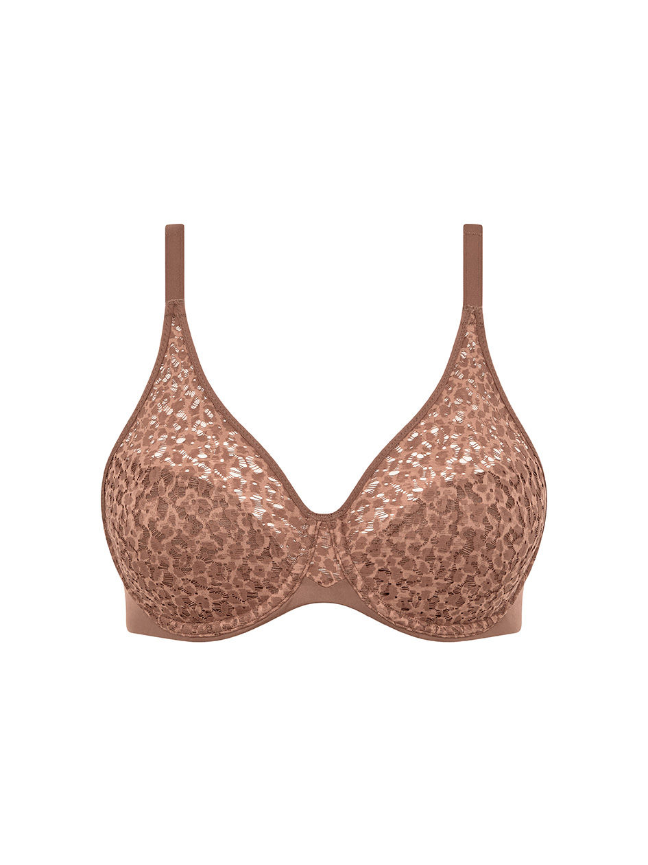 Chantelle Norah Covered Moulded Bra - Wild Brown