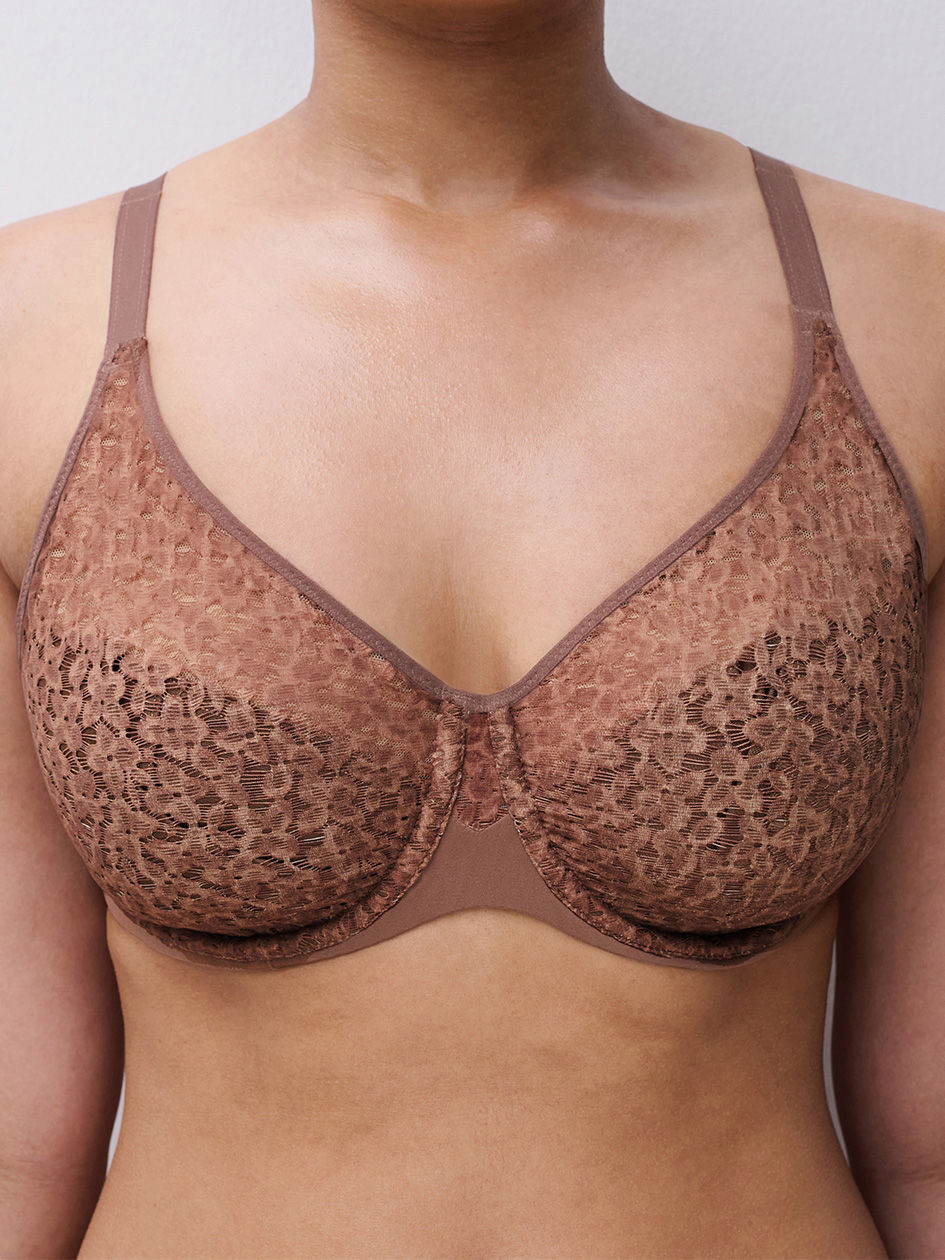 Chantelle Norah Covered Moulded Bra - Wild Brown