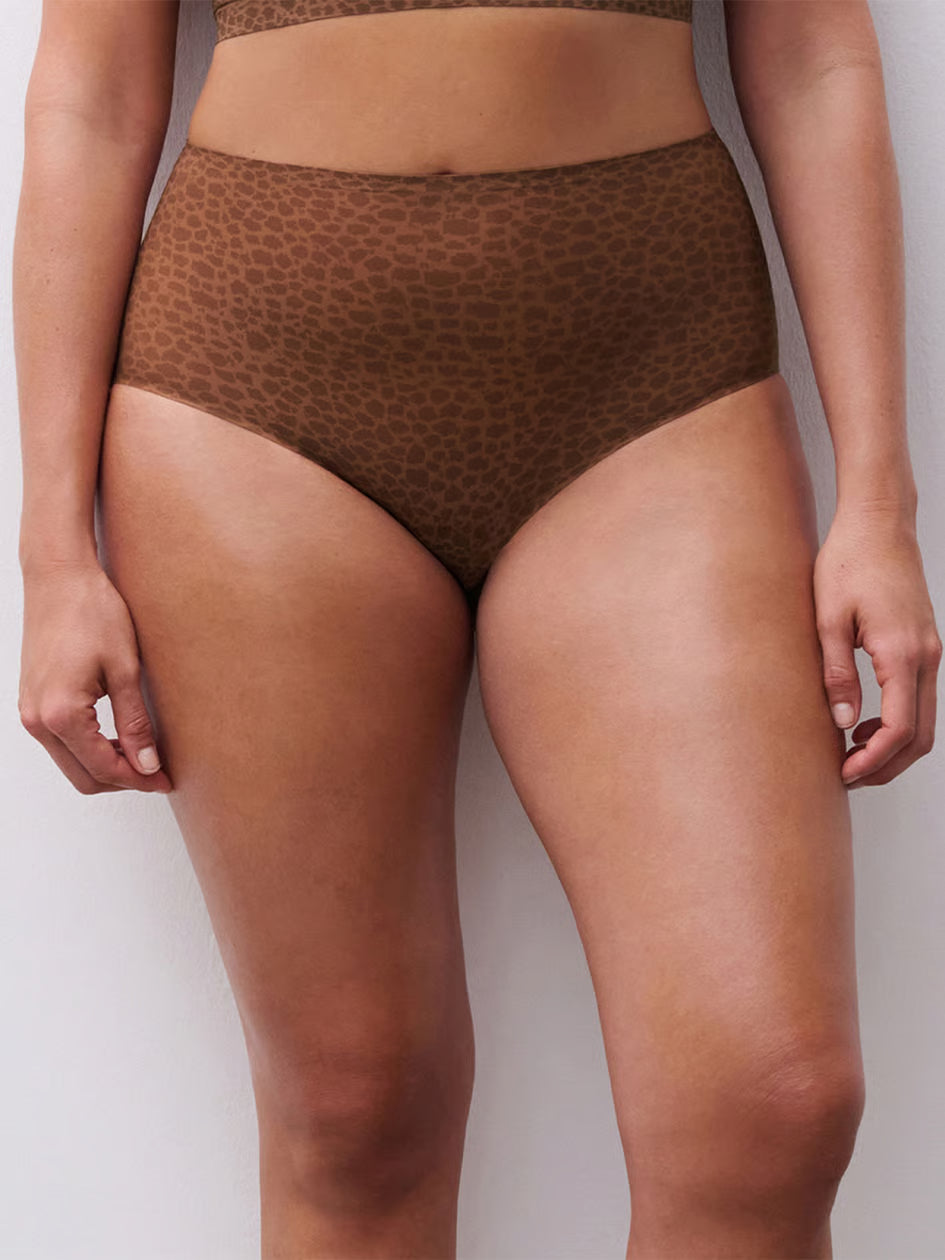Chantelle Soft Stretch Full Panty - Wild Brown