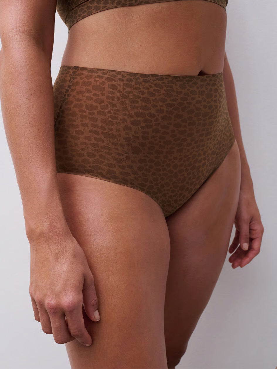 Chantelle Soft Stretch Full Panty - Wild Brown