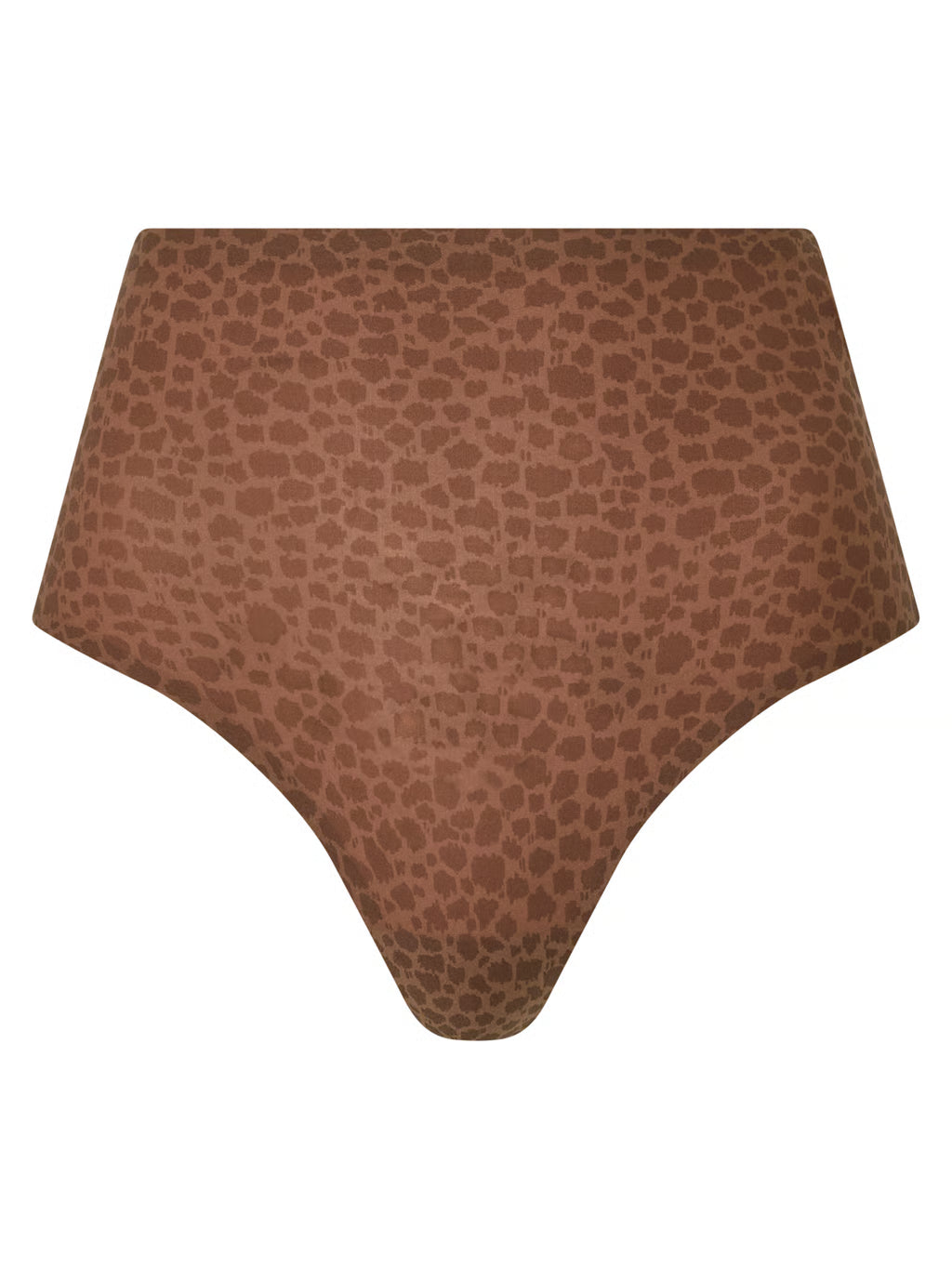 Chantelle Soft Stretch High Waisted Thong - Wild Brown