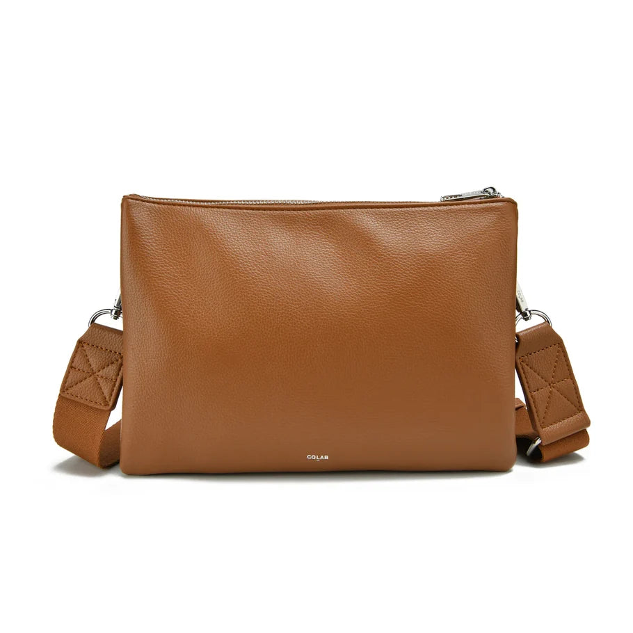 co-lab Charlie Clutch/Crossbody - Brown