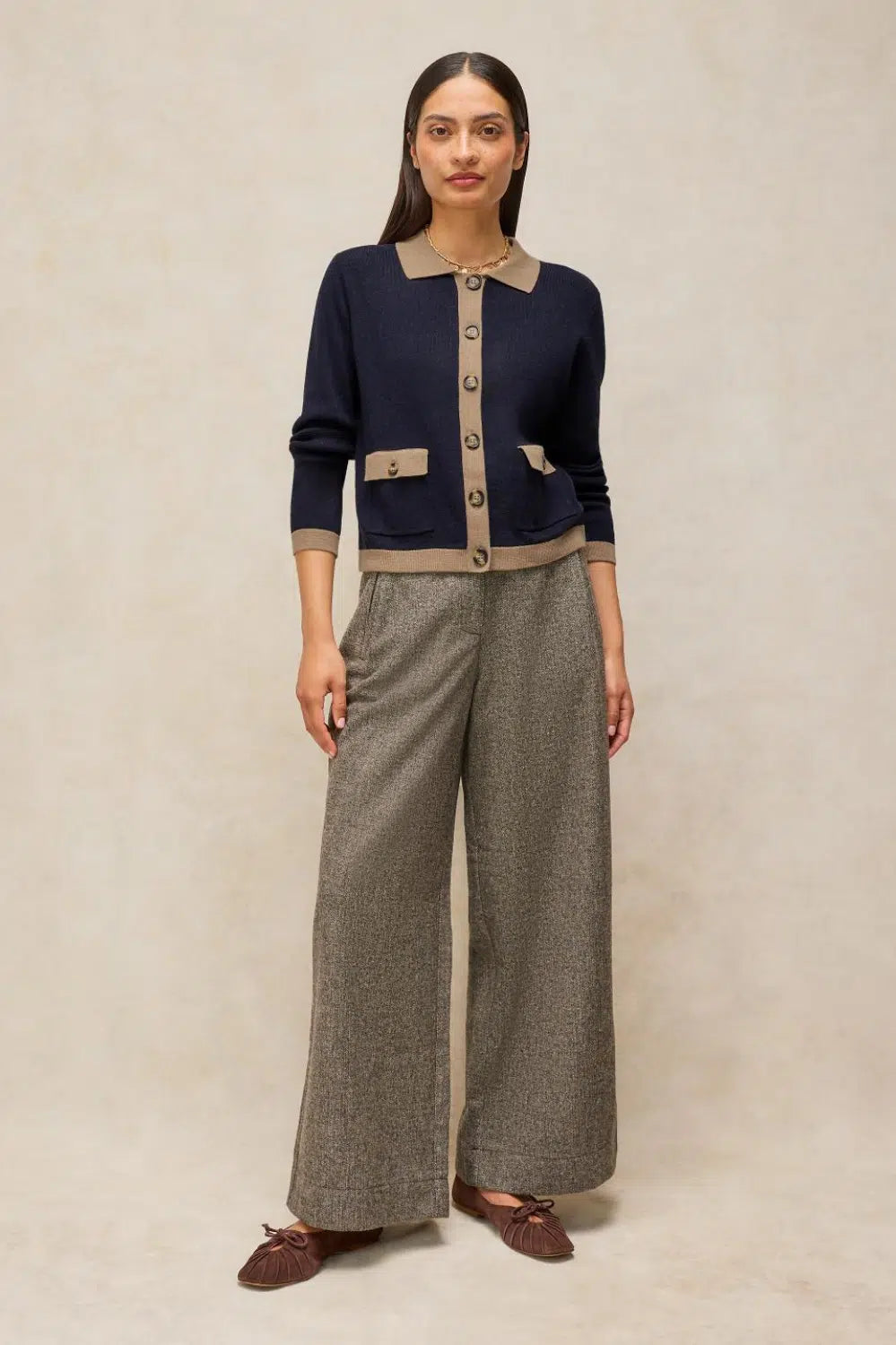 White Stuff Charlotte Cardi - Navy