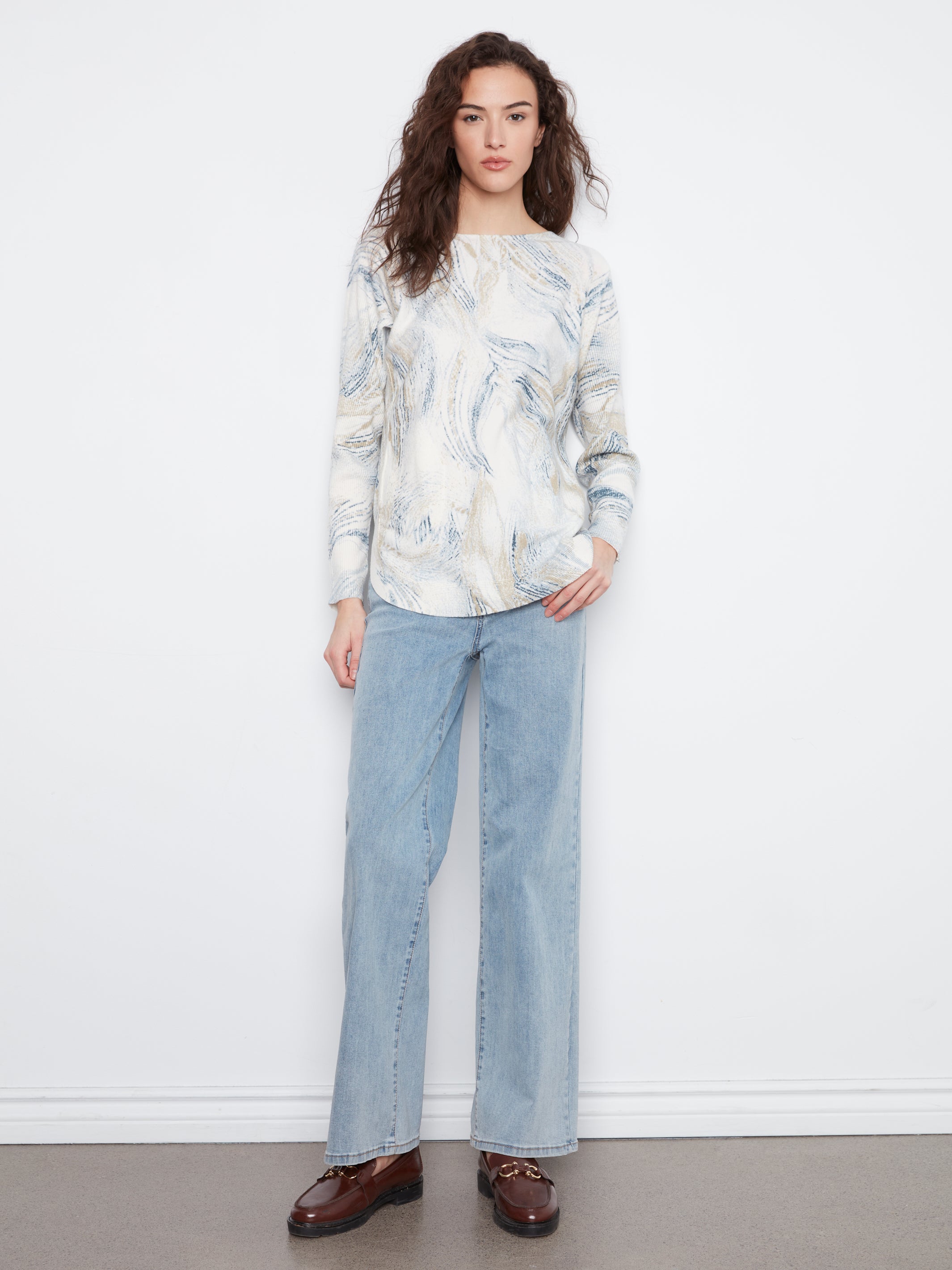 Charlie B Anna Sweater - Whirl