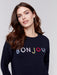 Charlie B Bonjour Sweater - Navy Clothing - Tops - Sweaters - Pullovers by Charlie B | Grace the Boutique