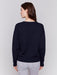 Charlie B Bonjour Sweater - Navy Clothing - Tops - Sweaters - Pullovers by Charlie B | Grace the Boutique