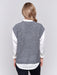 Charlie B Cashmere Touch Vest - Heather Grey Clothing - Tops - Shirts - Sleeveless Knits by Charlie B | Grace the Boutique