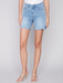 Charlie B Cuffed Hem Denim Shorts - Pale Blue Clothing - Bottoms - Other Bottoms - Shorts by Charlie B | Grace the Boutique