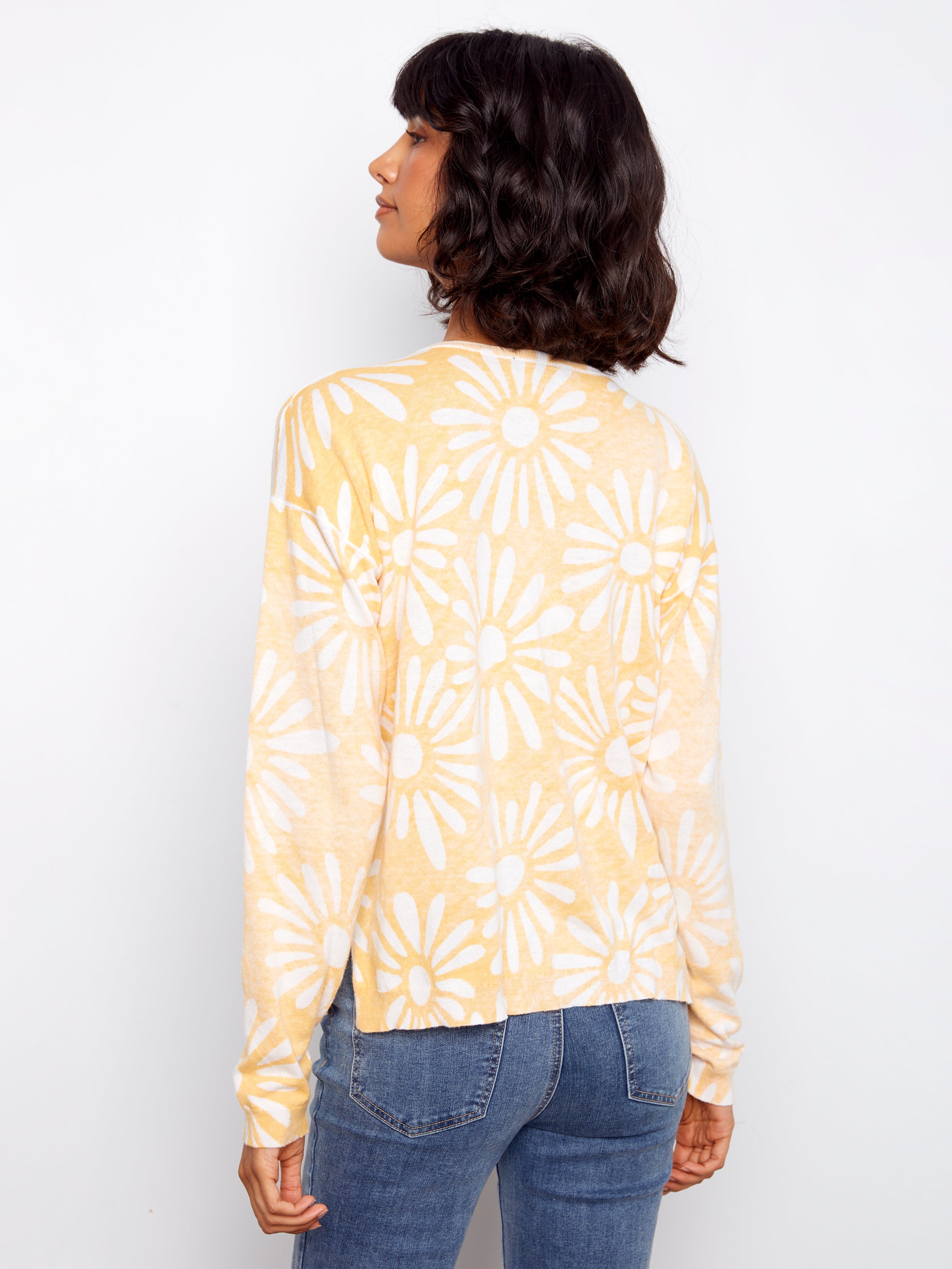 Charlie B Daisy Sweater - Sunkiss