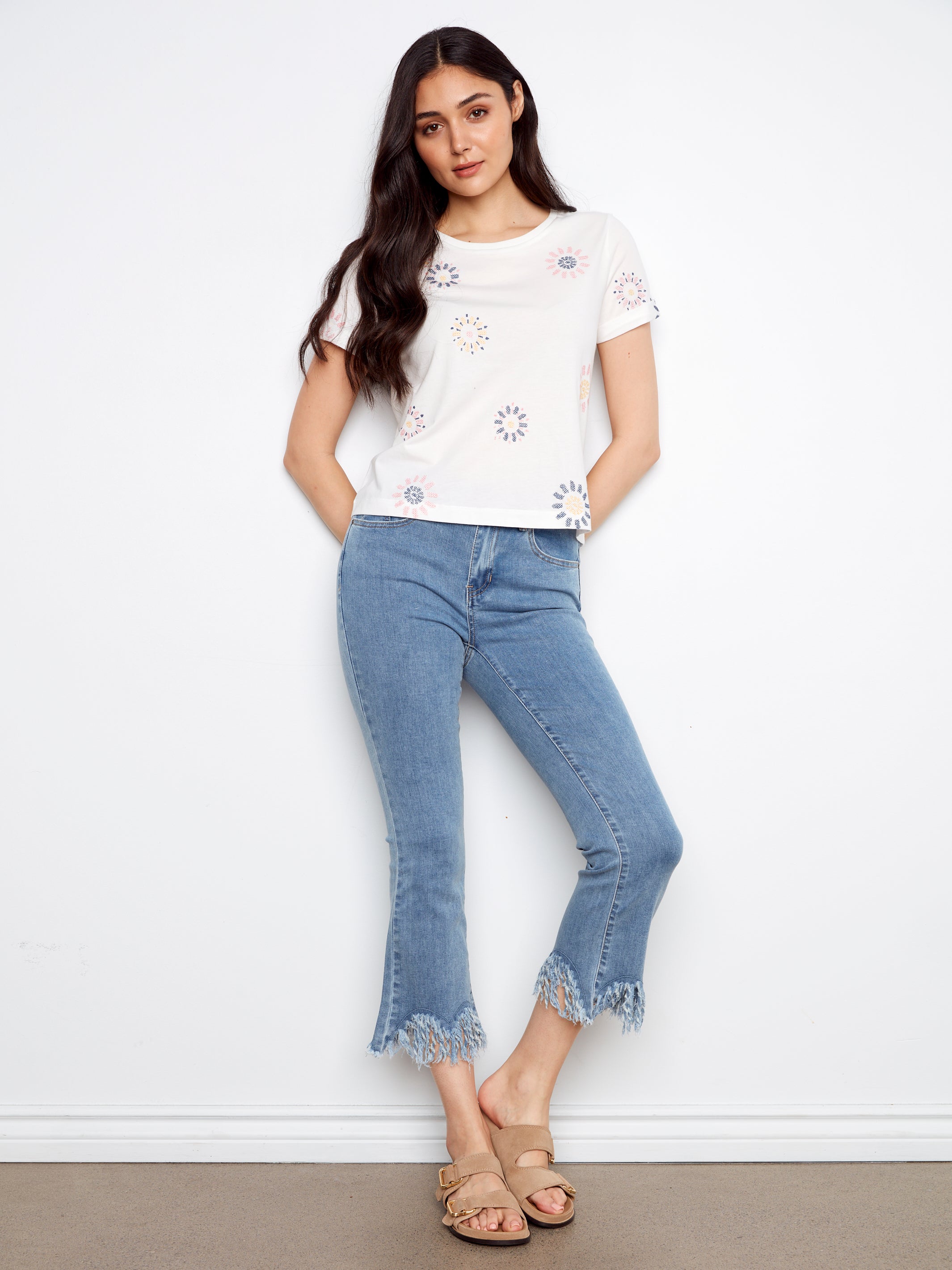 Charlie B Daisy Tee - Daisies