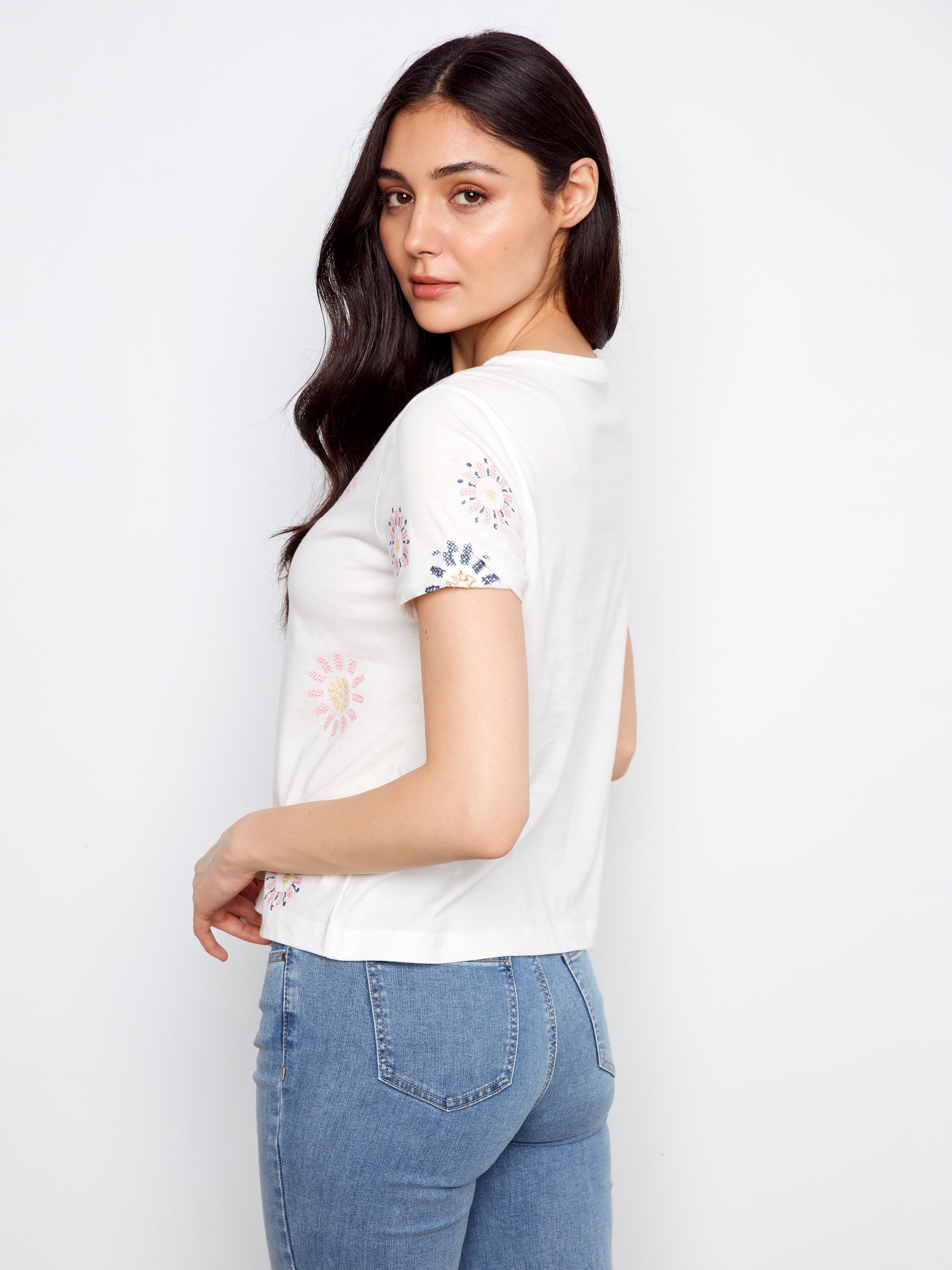 Charlie B Daisy Tee - Daisies