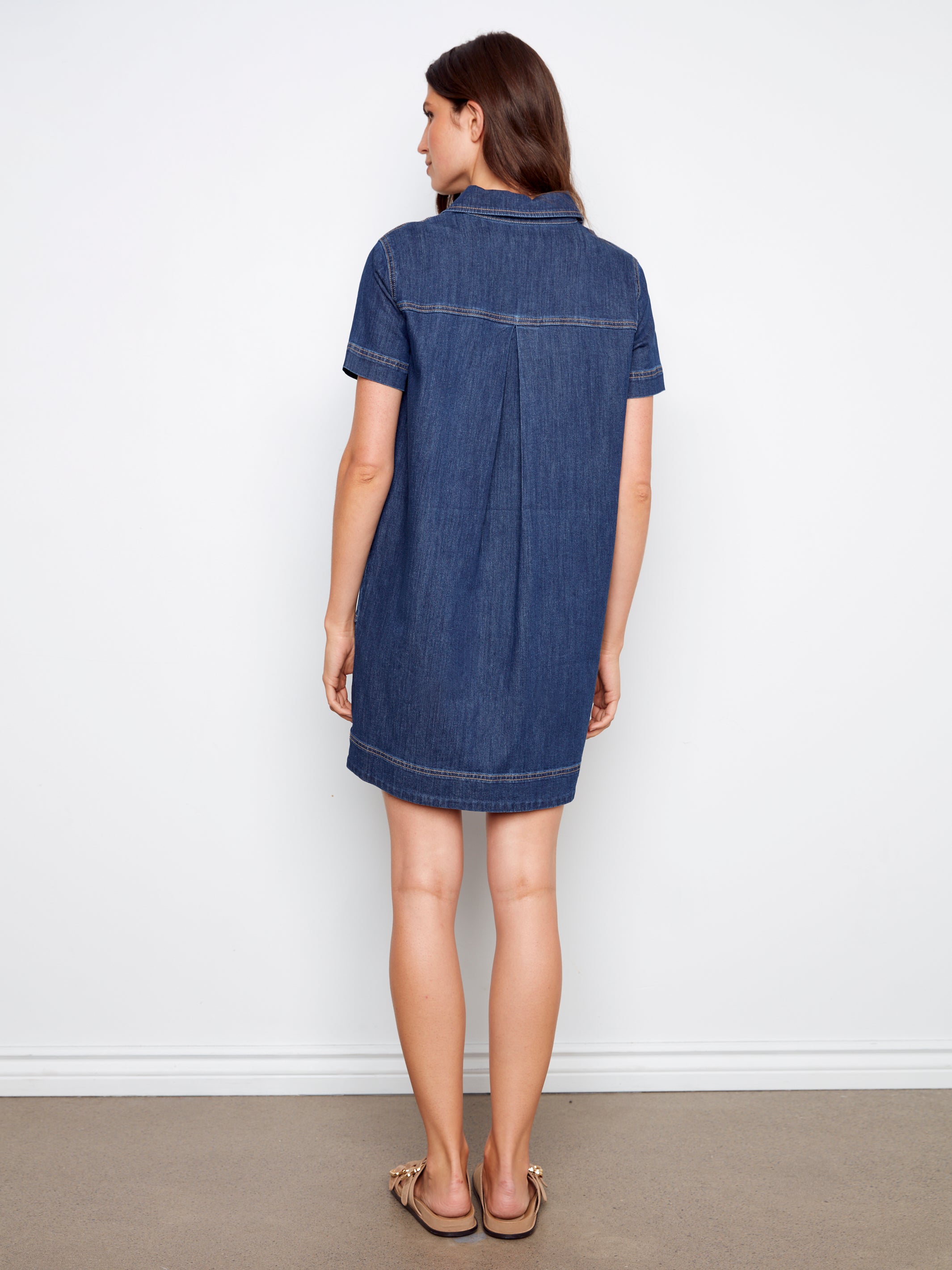 Charlie B Della Dress - Indigo
