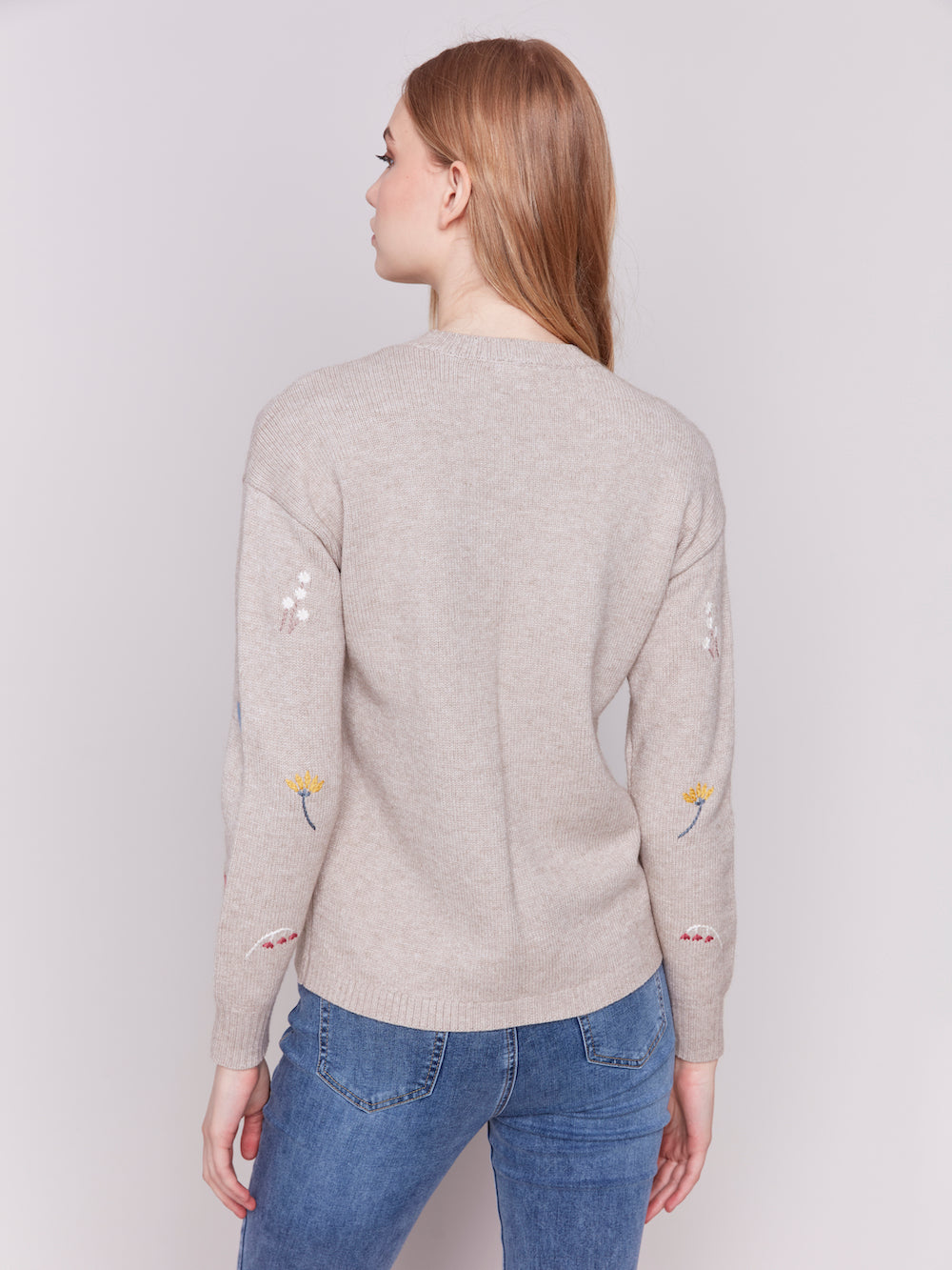 Charlie B Dionne Sweater - Almond Clothing - Tops - Sweaters - Pullovers by Charlie B | Grace the Boutique