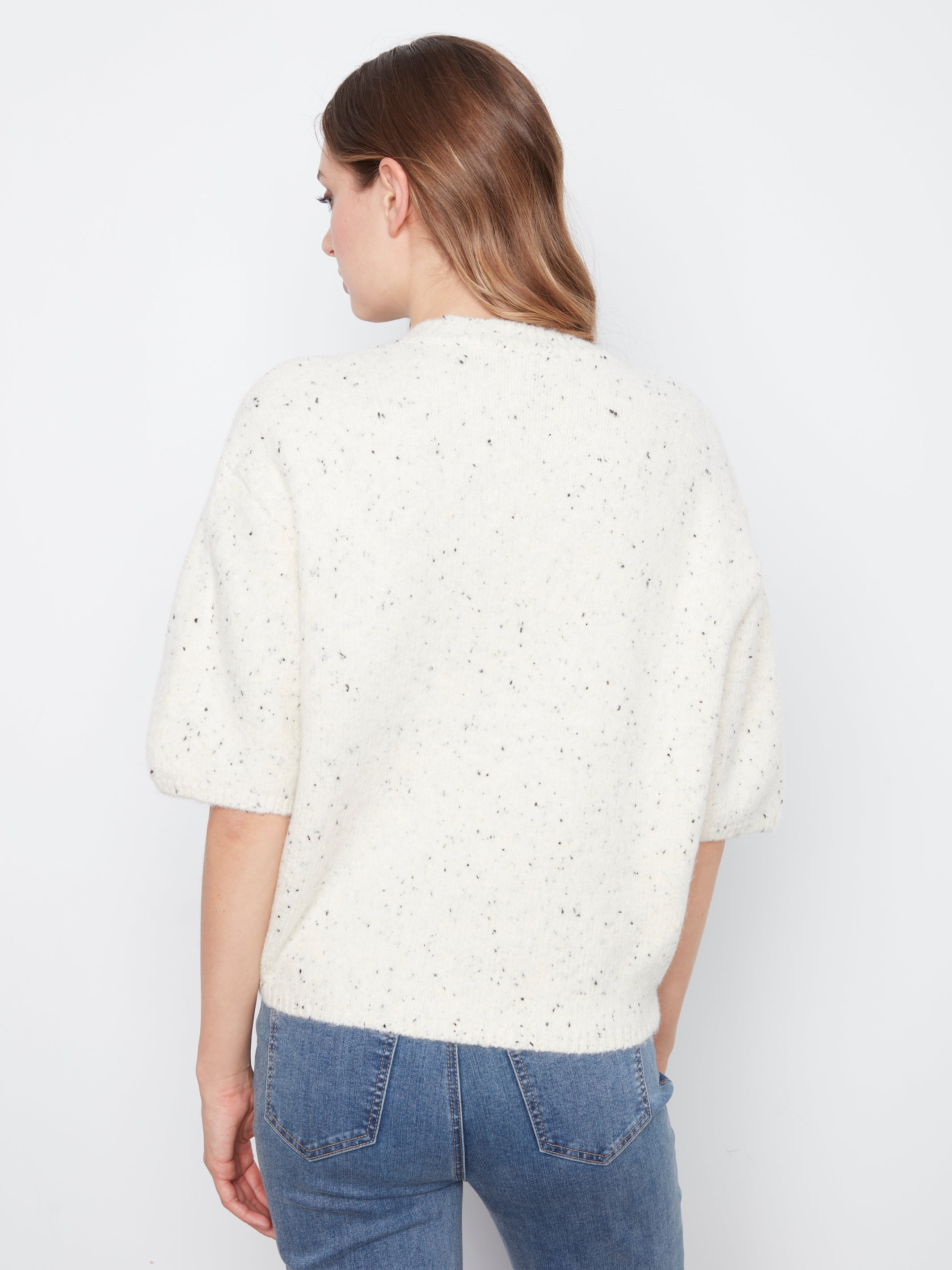 Charlie B Edie Sweater - Cookie and Cream