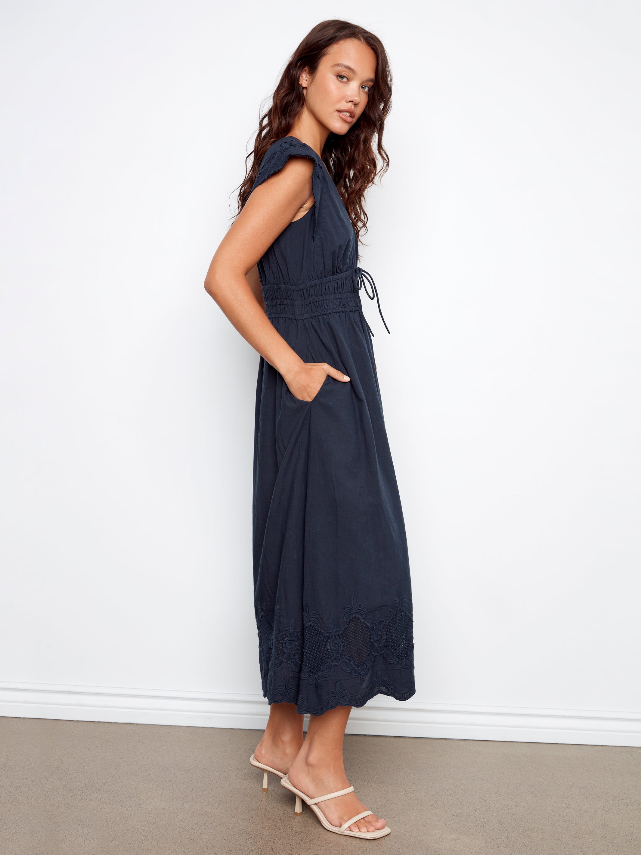 Charlie B Eleanor Dress - Navy