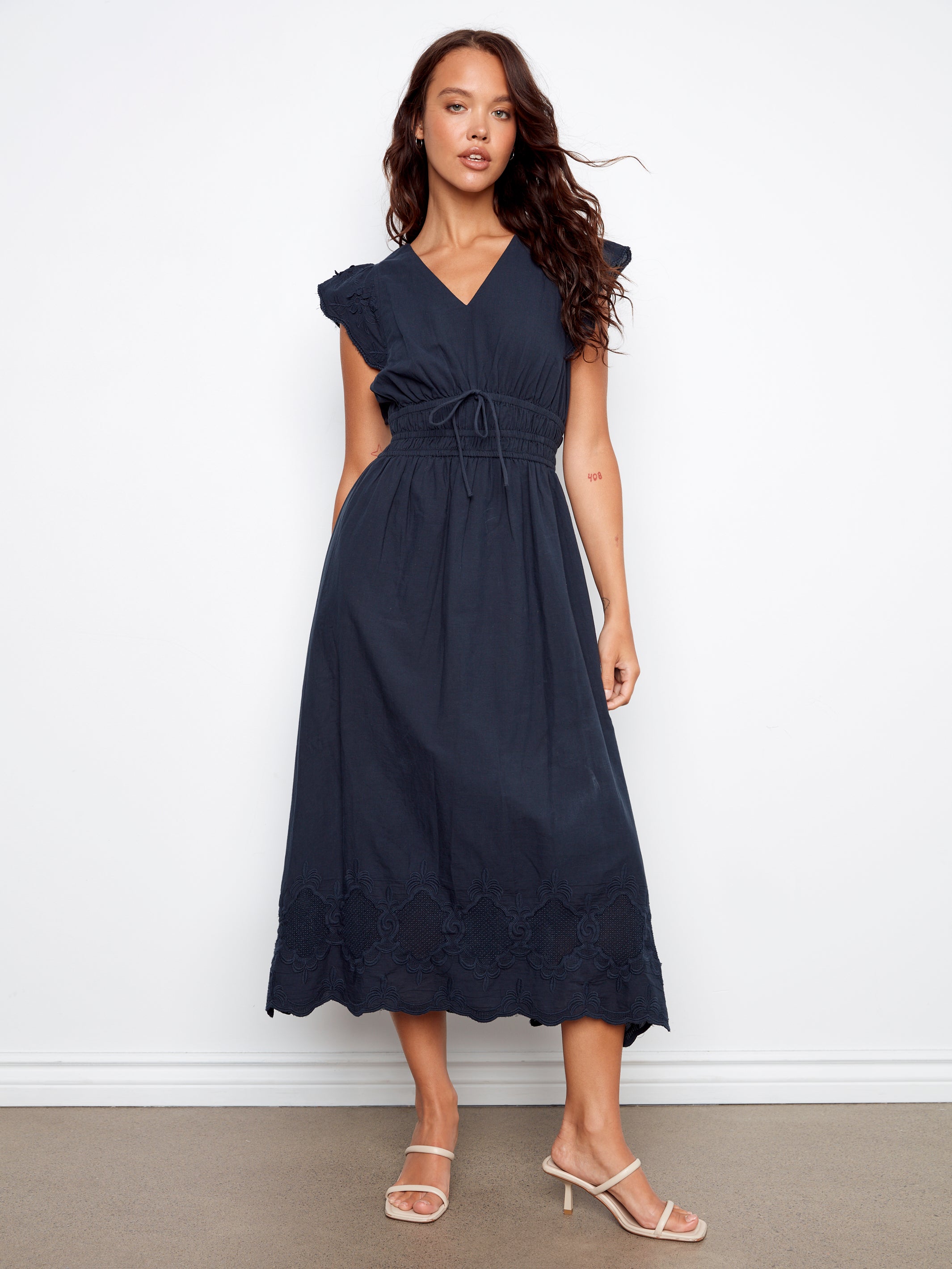 Charlie B Eleanor Dress - Navy