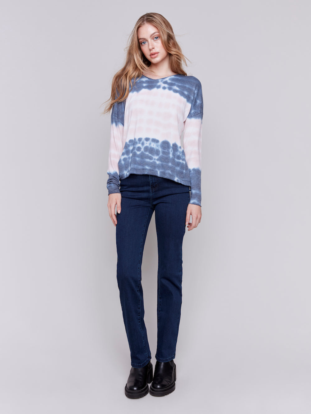 Charlie B Everly V Neck - Waves Clothing - Tops - Shirts - LS Knits by Charlie B | Grace the Boutique