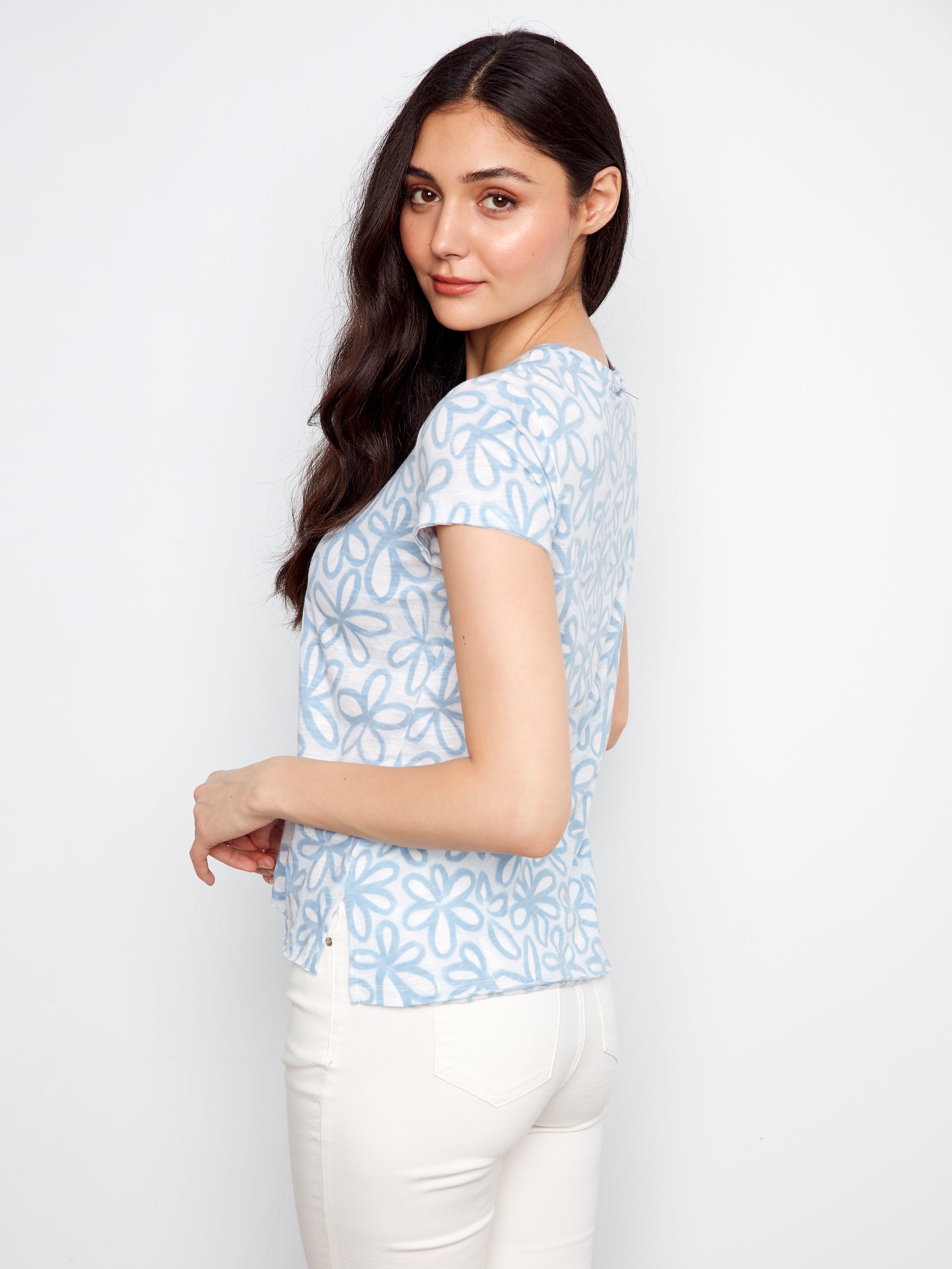 Charlie B Floral Tee - Brielle