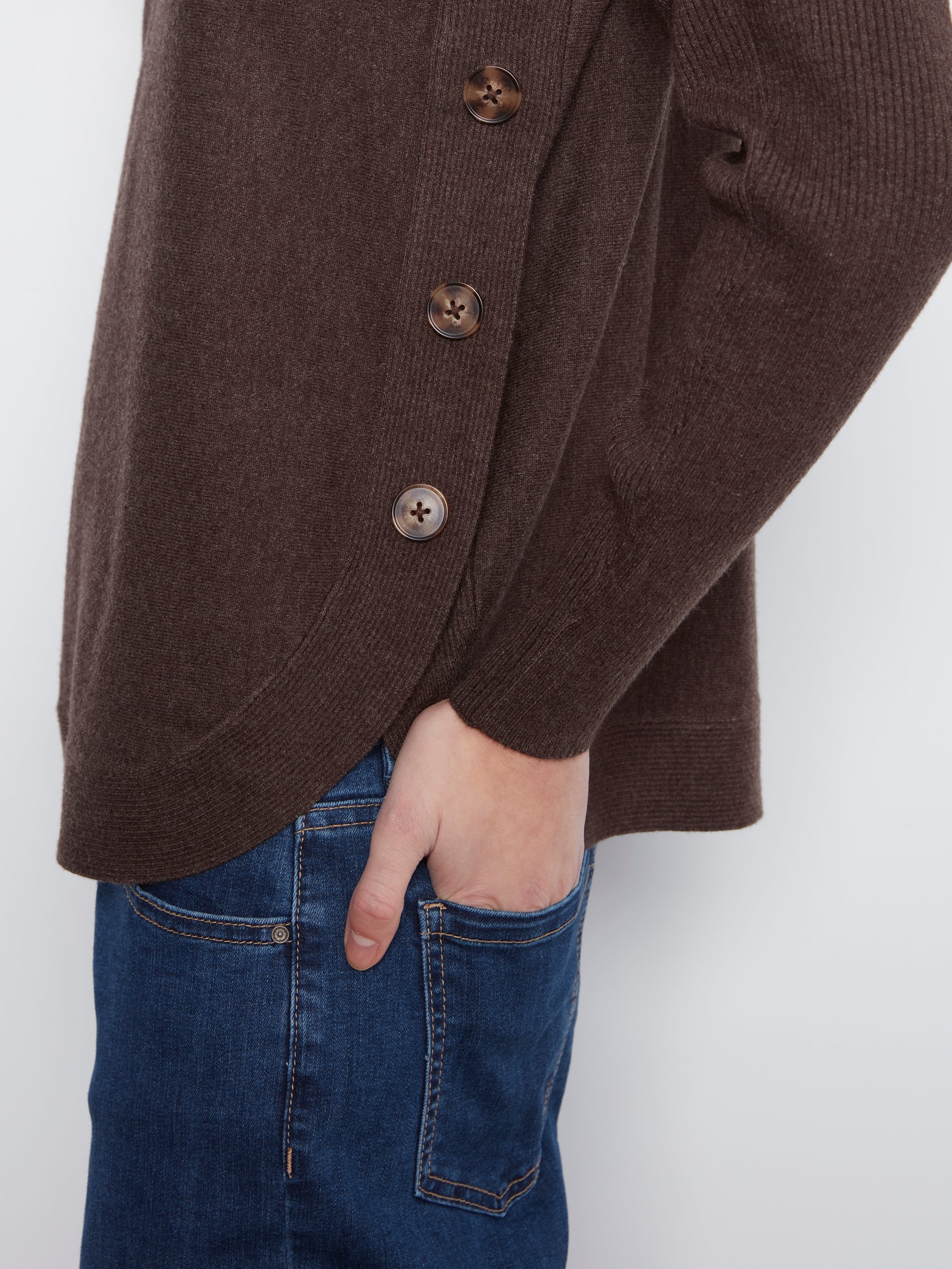 Charlie B Jane Sweater - Heather Coffee