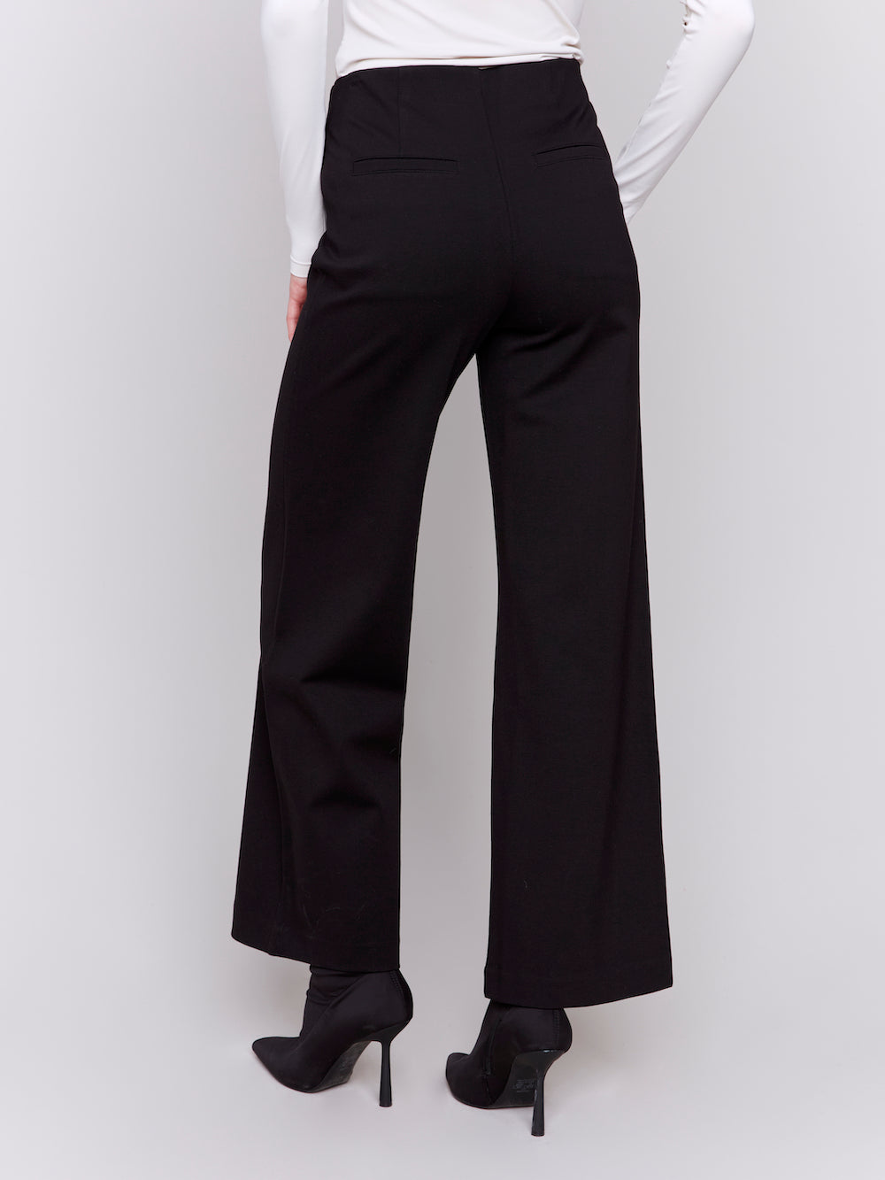 Charlie B Layla Pull-On Flare Pant - Black Clothing - Bottoms - Pants - Dressy by Charlie B | Grace the Boutique