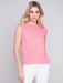 Charlie B Linen Tee - Flamingo Clothing - Tops - Shirts - Sleeveless Knits by Charlie B | Grace the Boutique