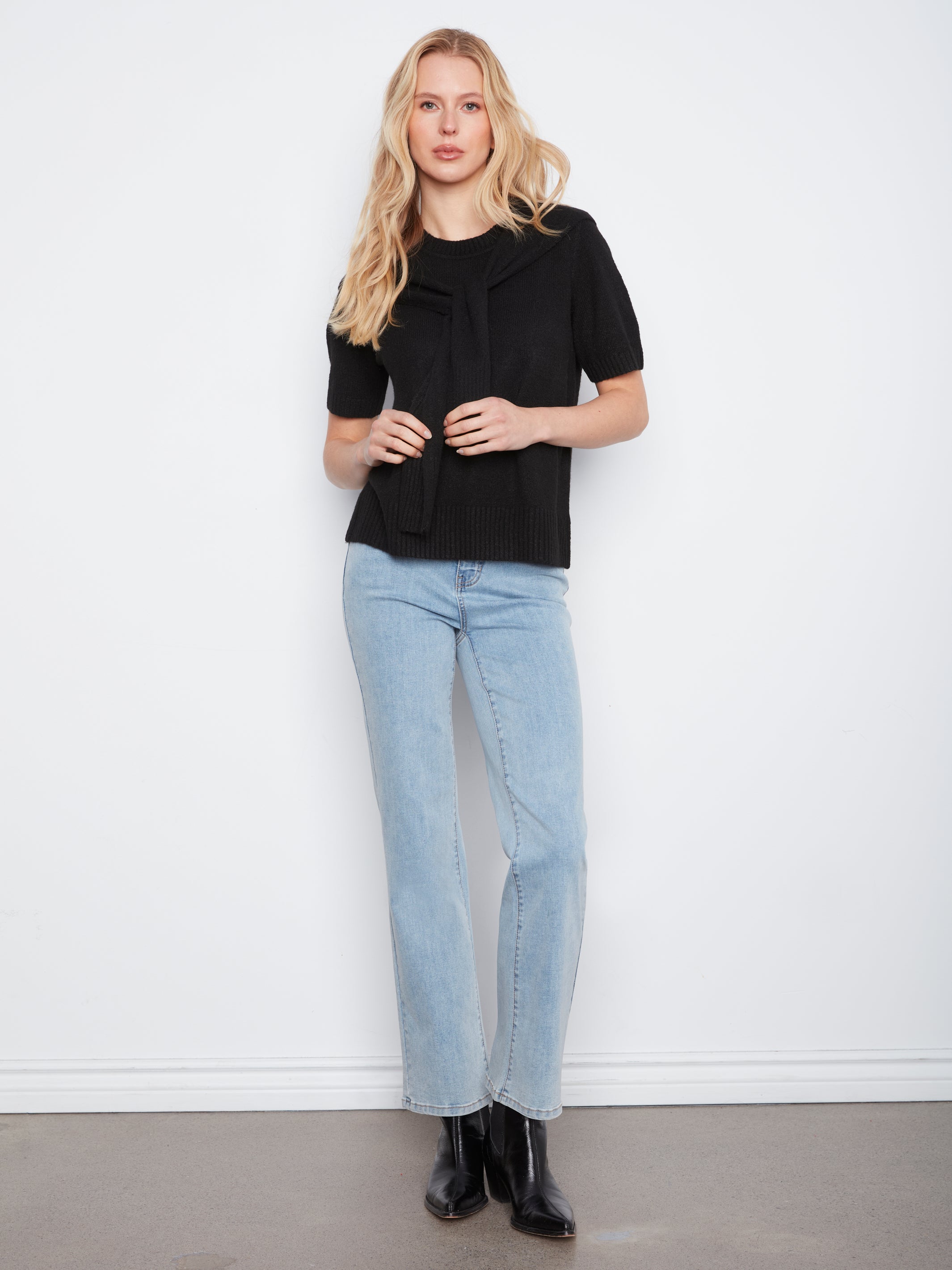Charlie B Margot Sweater - Black