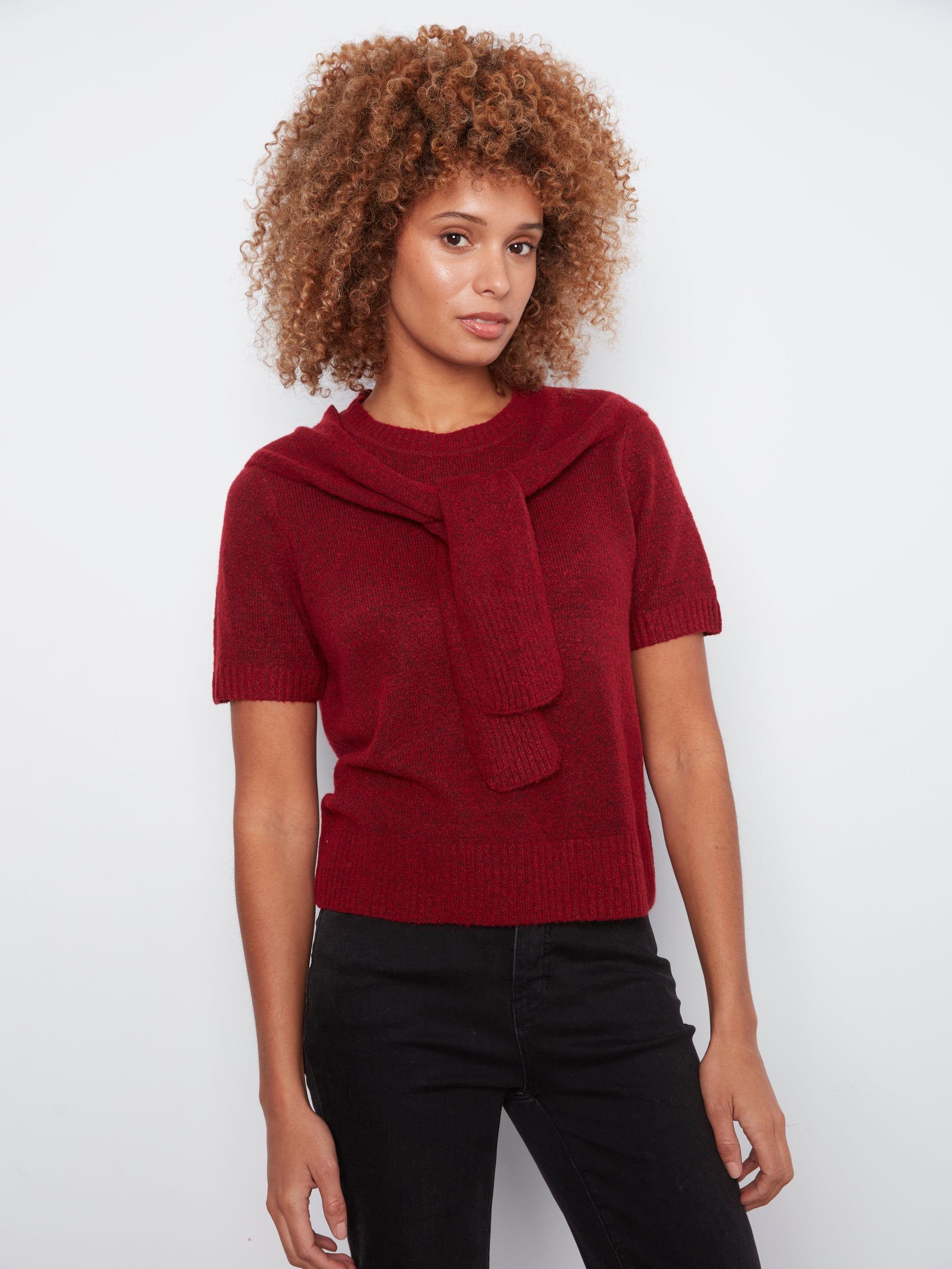 Charlie B Margot Sweater - Equestrian