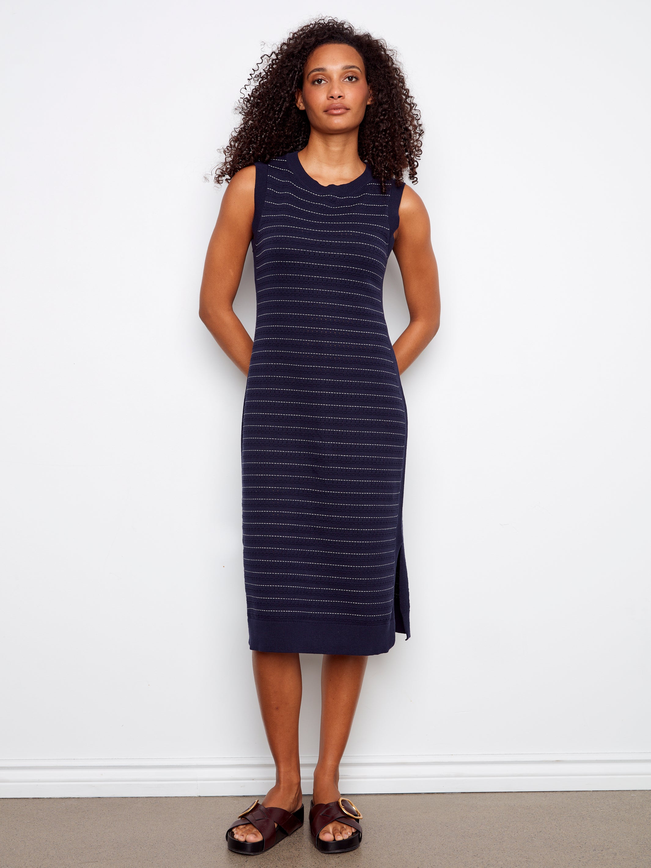 Charlie B Marley Dress - Navy