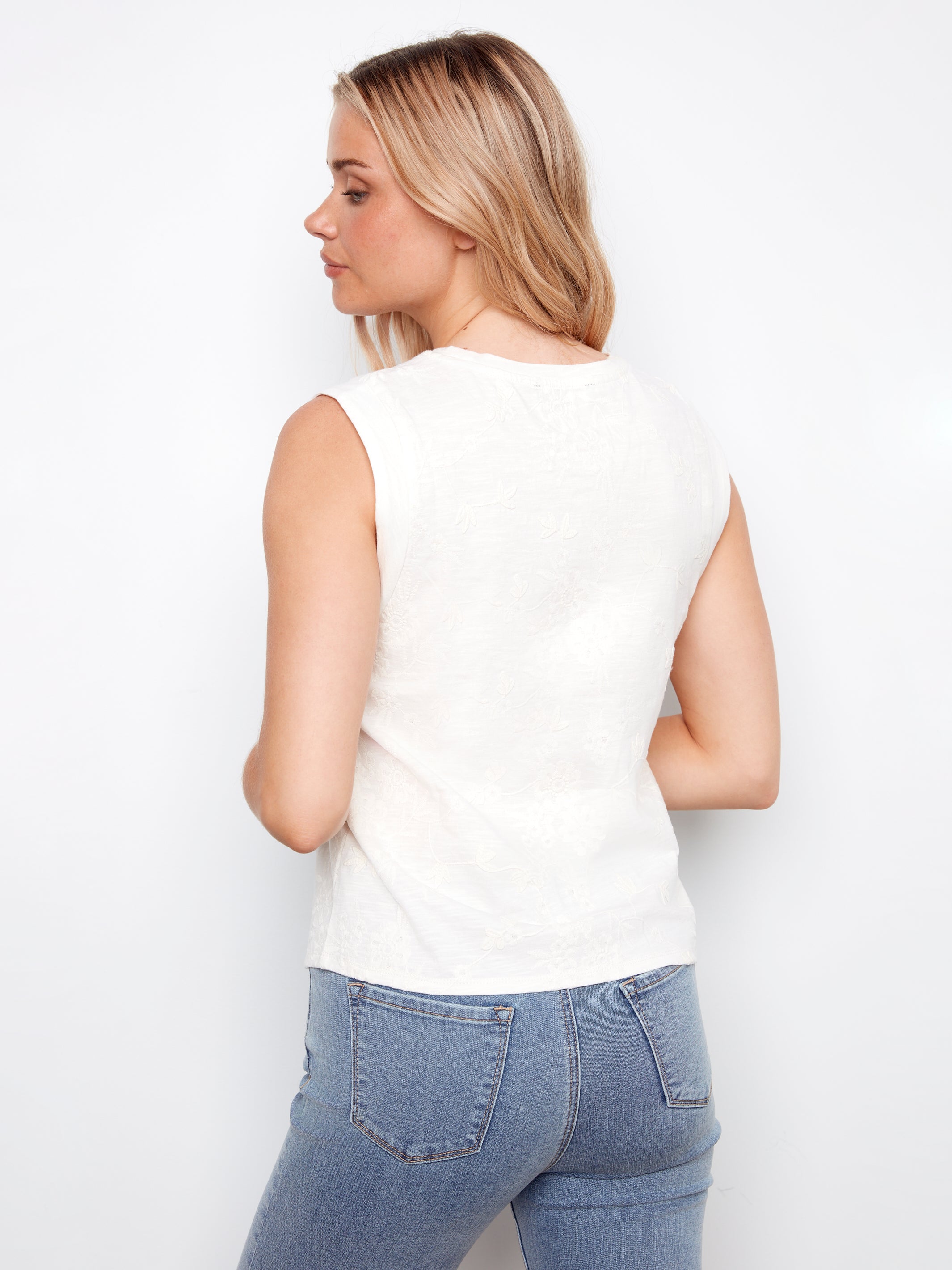 Charlie B Polly Tee - White