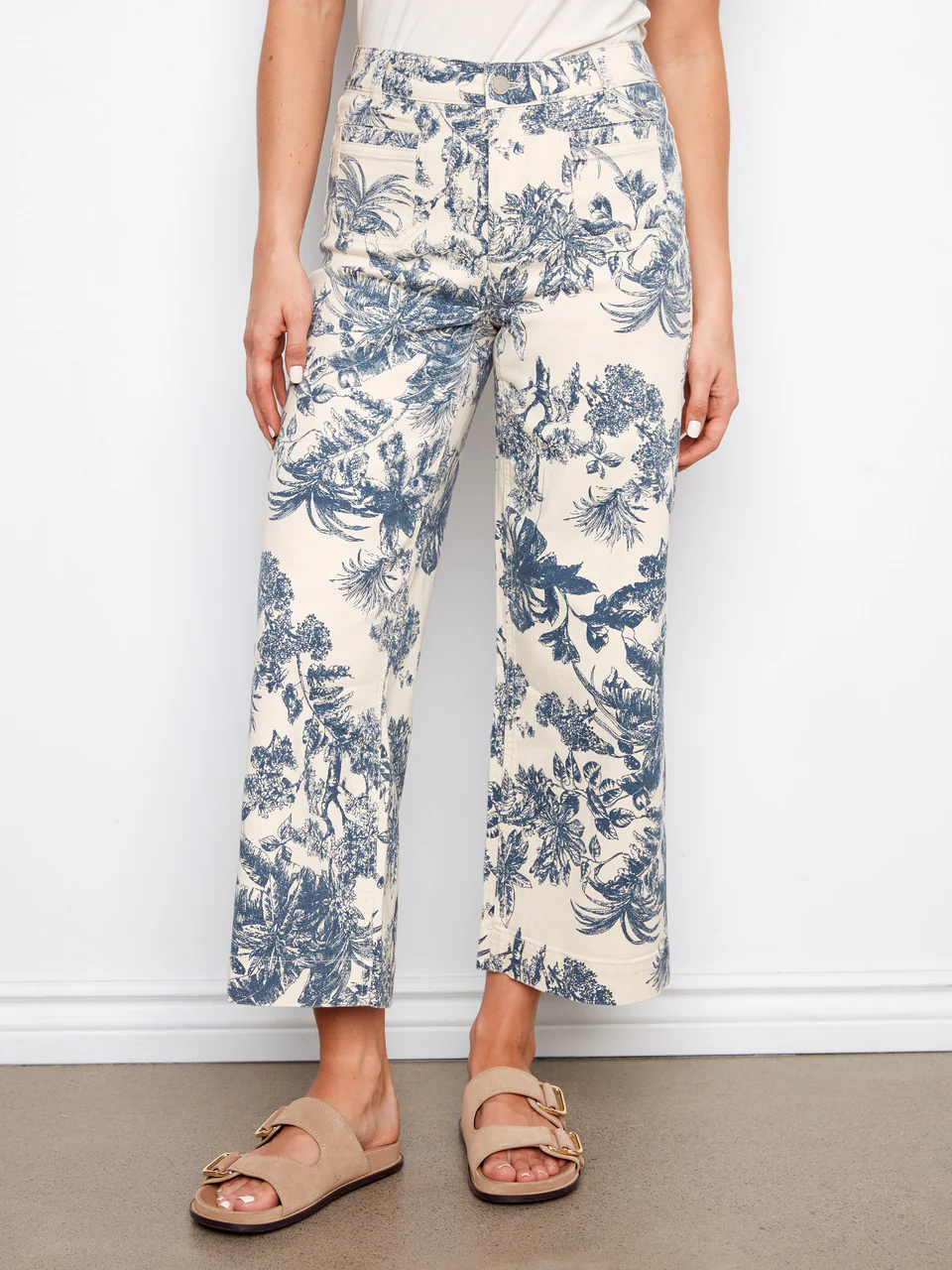 Charlie B Toile Print Denim - Versailles