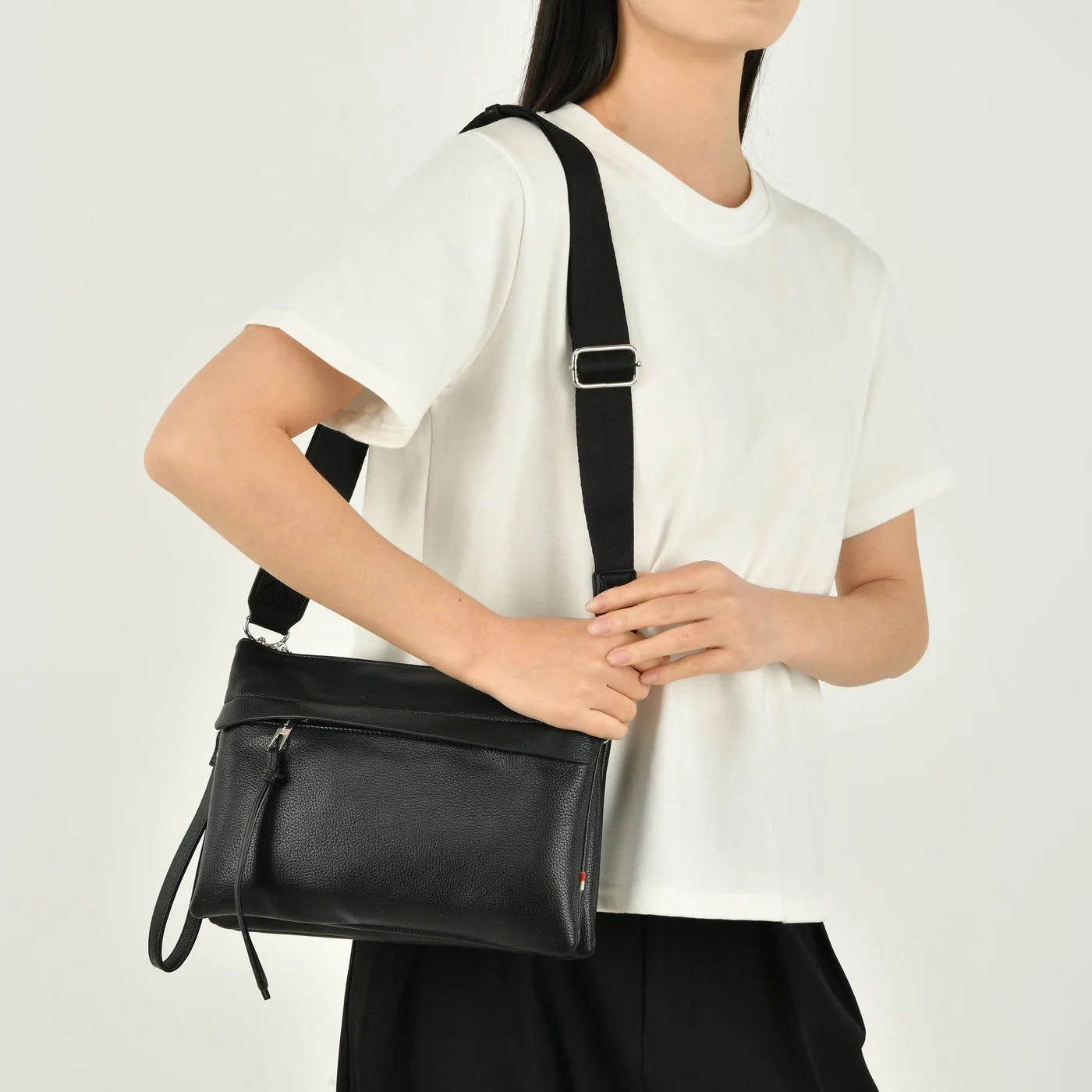co-lab Charlie Clutch/Crossbody - Black