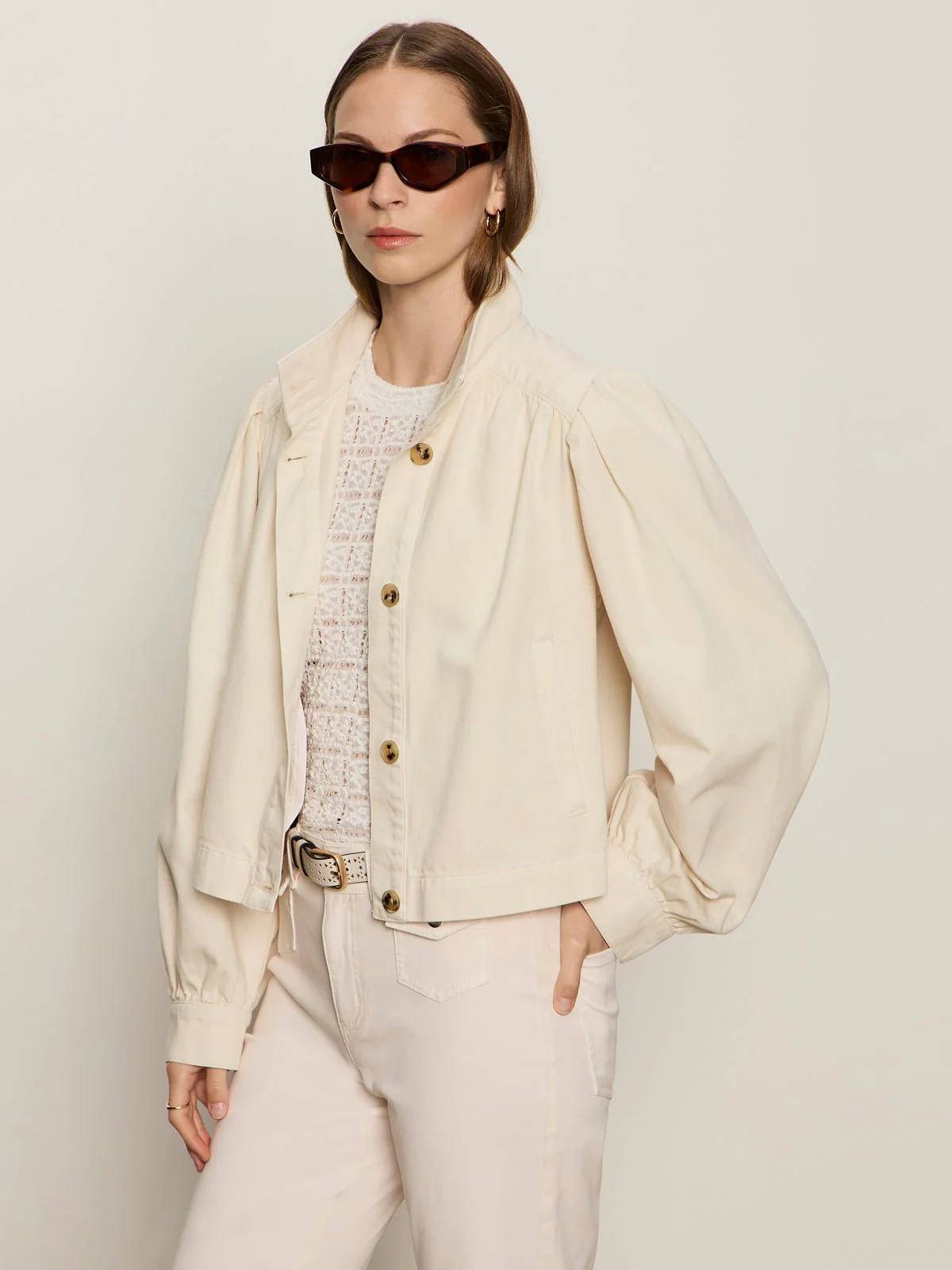 Sanctuary Charlotte Twill Jacket - Collagen