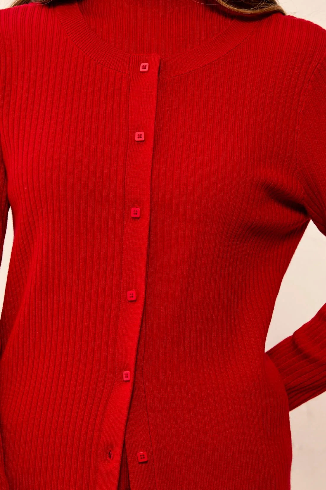 Tribal Classic Cardi - Chili Pepper