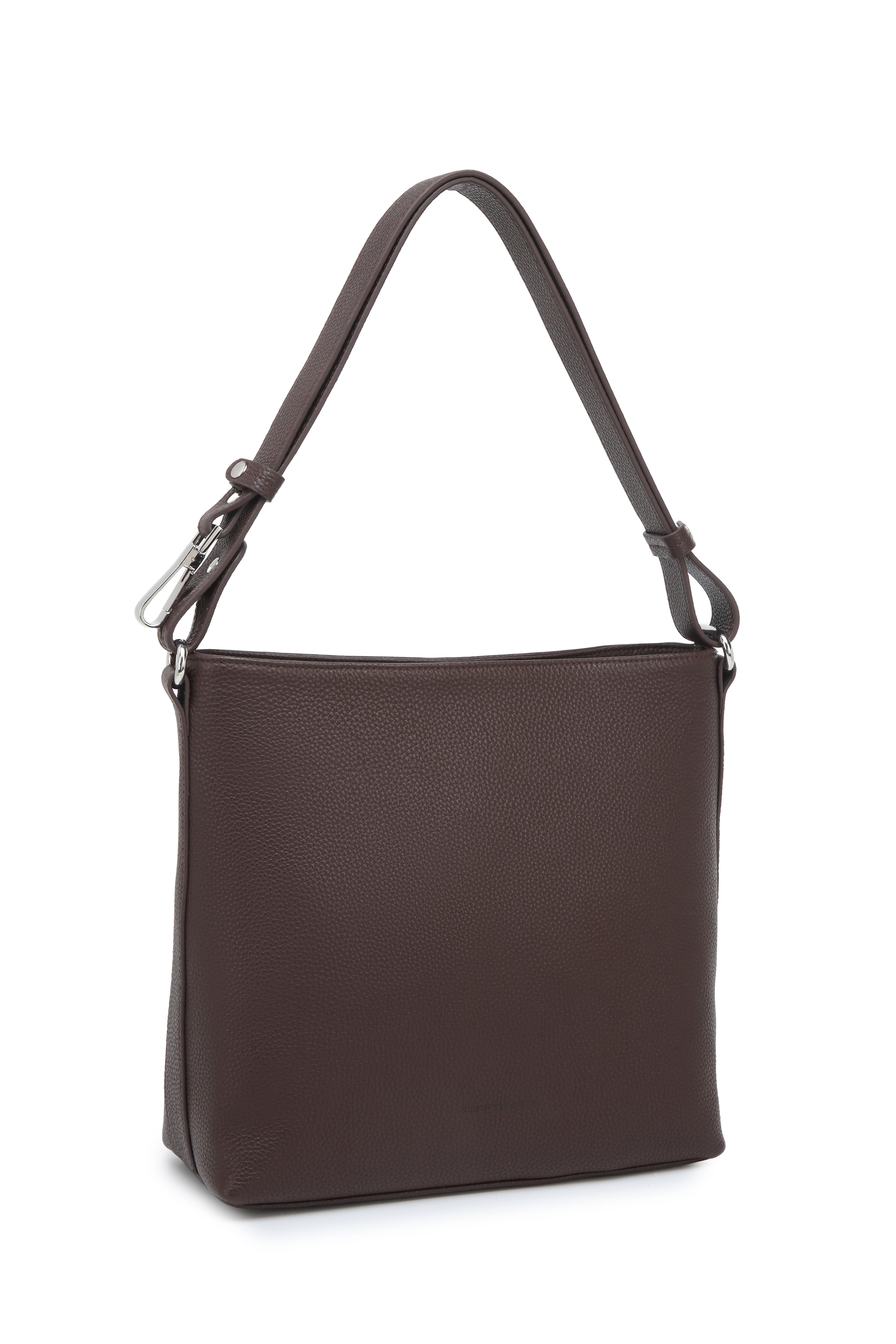 Christopher Kon Leather Bucket Bag - Chocolate